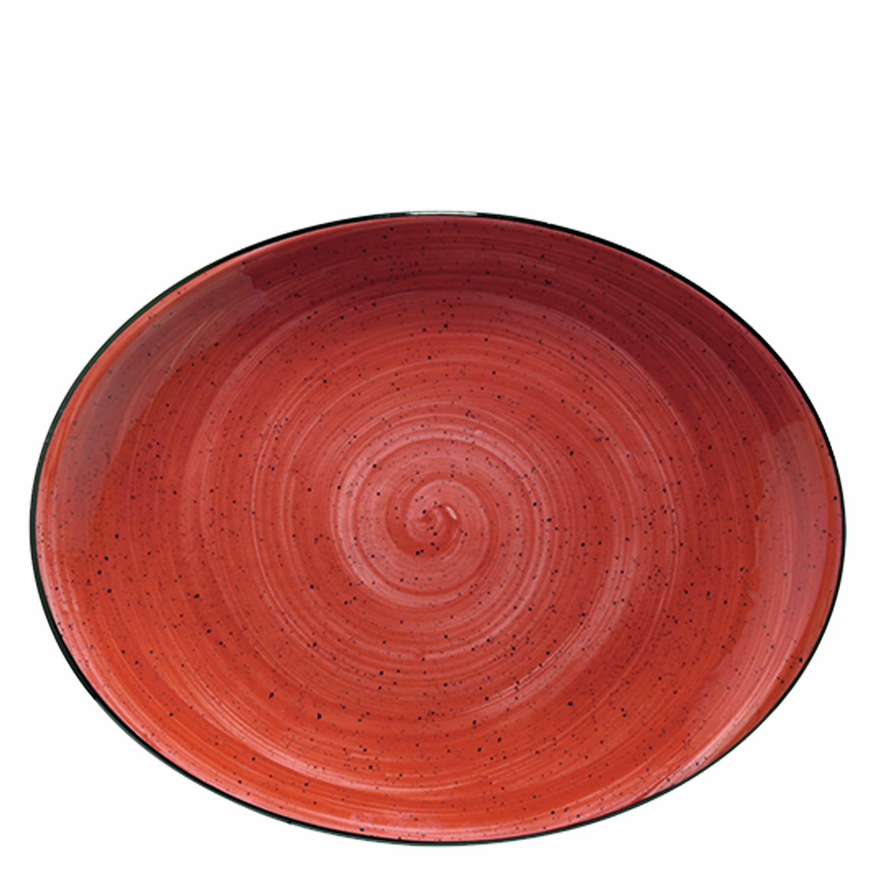 Platte oval Moove 310 x 240 mm Aura Passion
