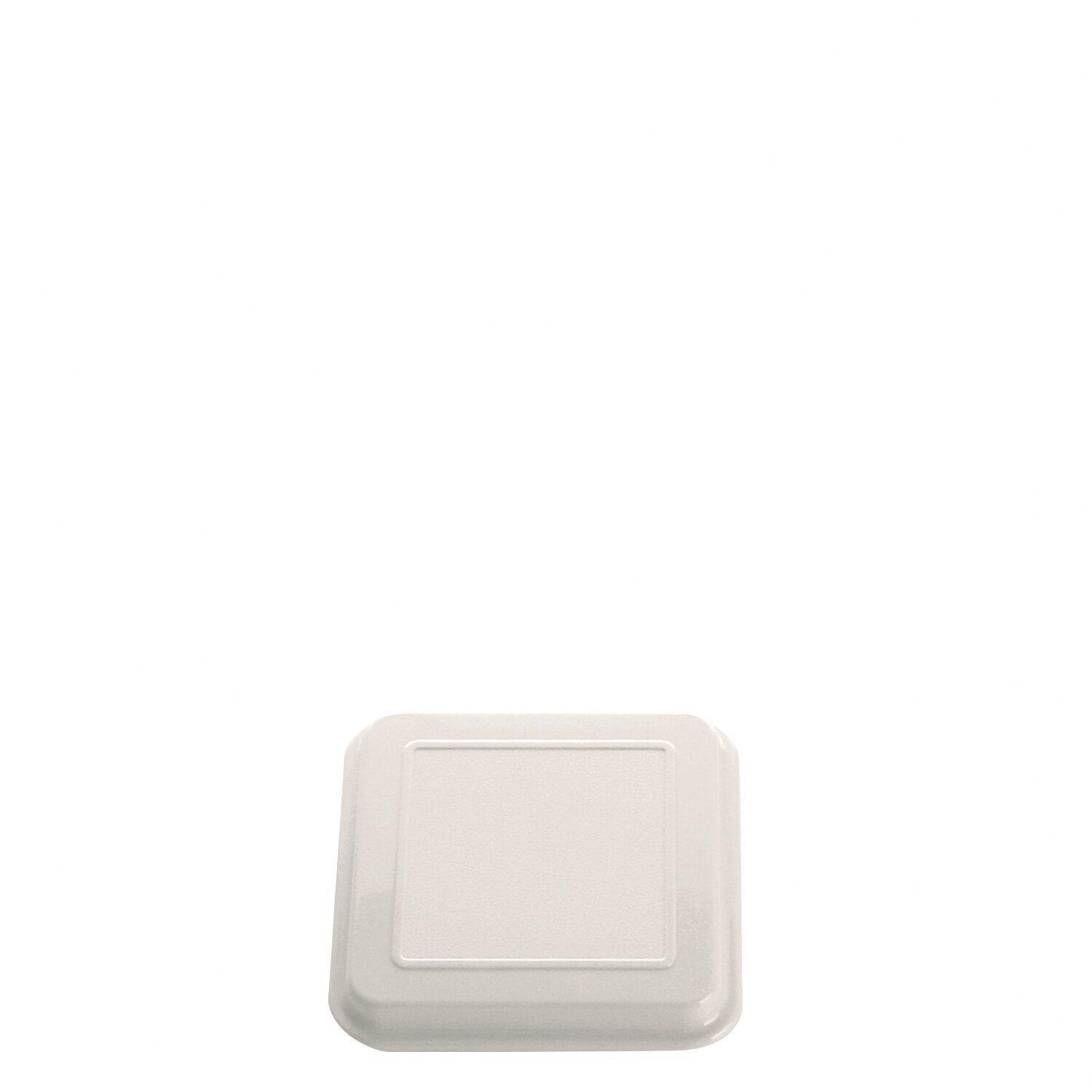 Deckel Euro PP 110 x 110 mm grau für Stapelschale 115 x 115 mm / 0,22 l