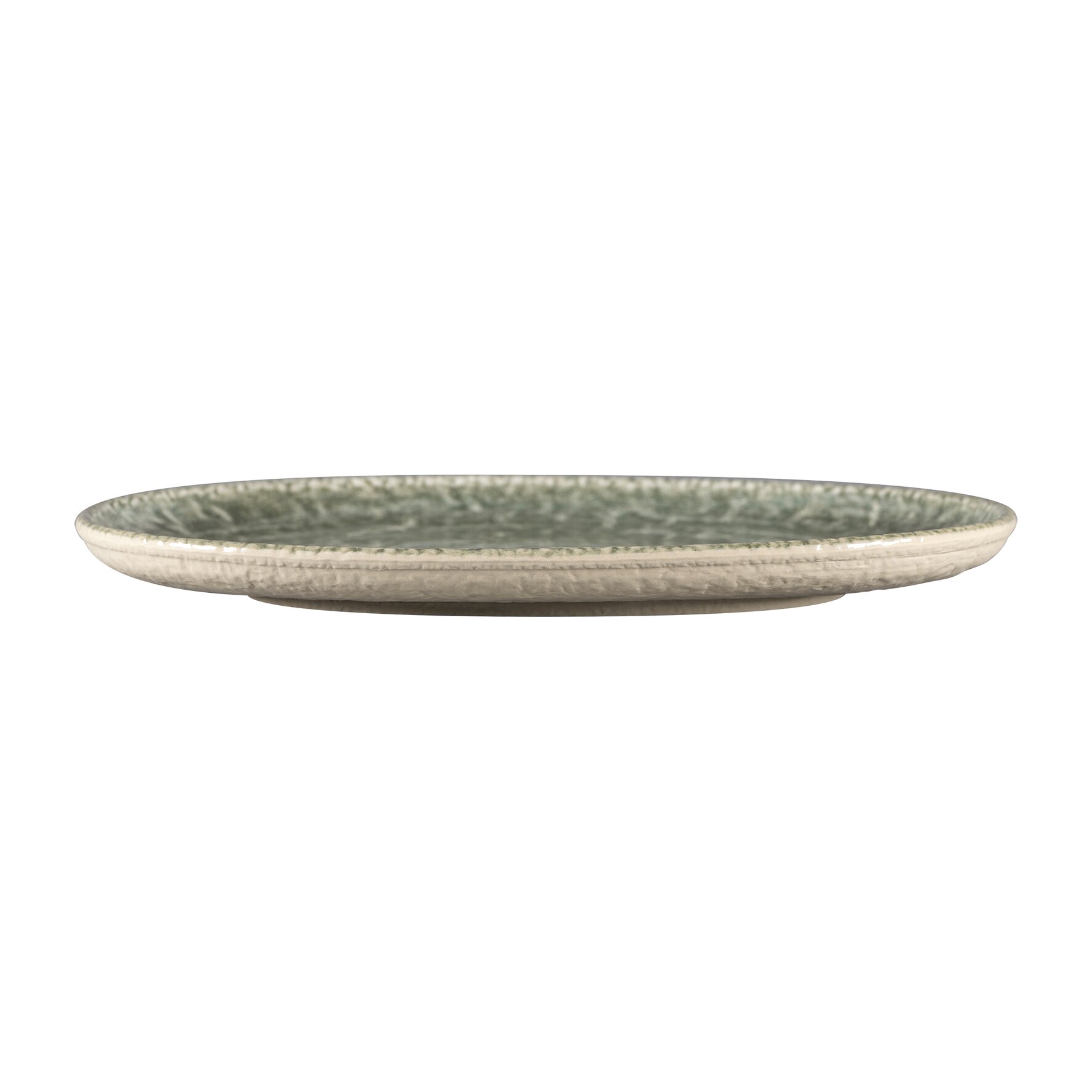 Coupplatte oval 280 x 205 mm Sage green Krush Sage Green