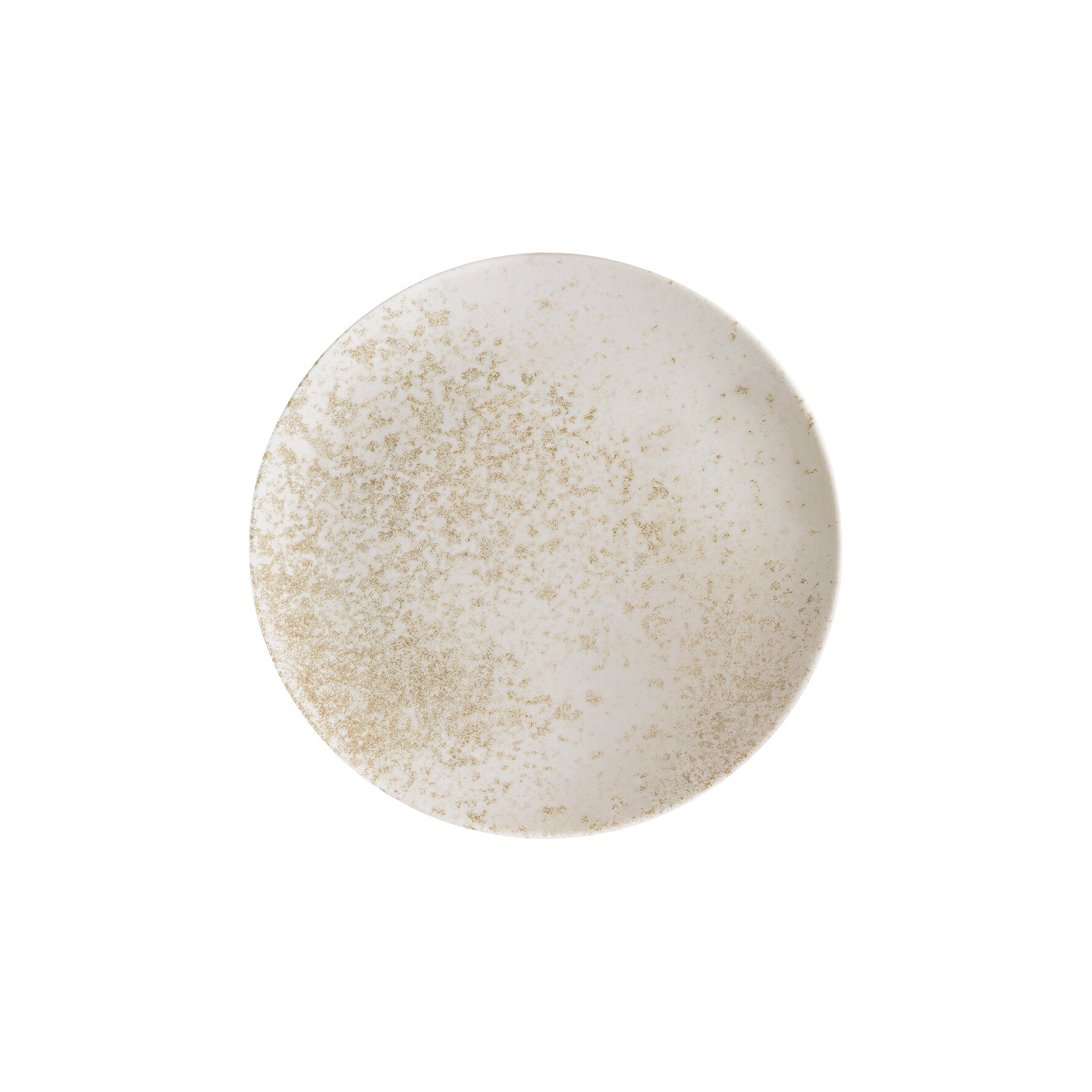 Coupteller flach rund 229 mm beige