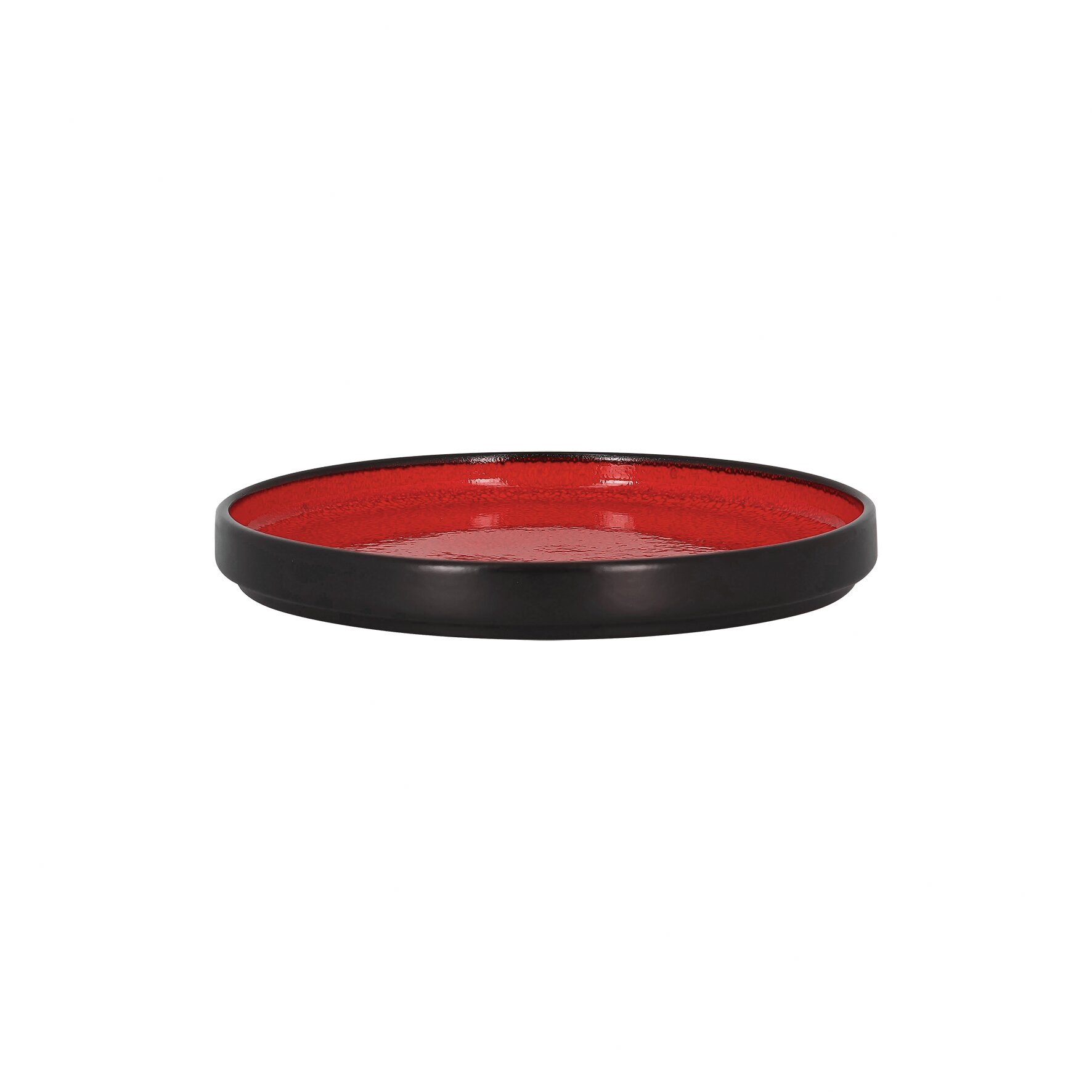 Teller flach ohne Rand 200 mm rot auch als Deckel für Teller tief FRNODP20