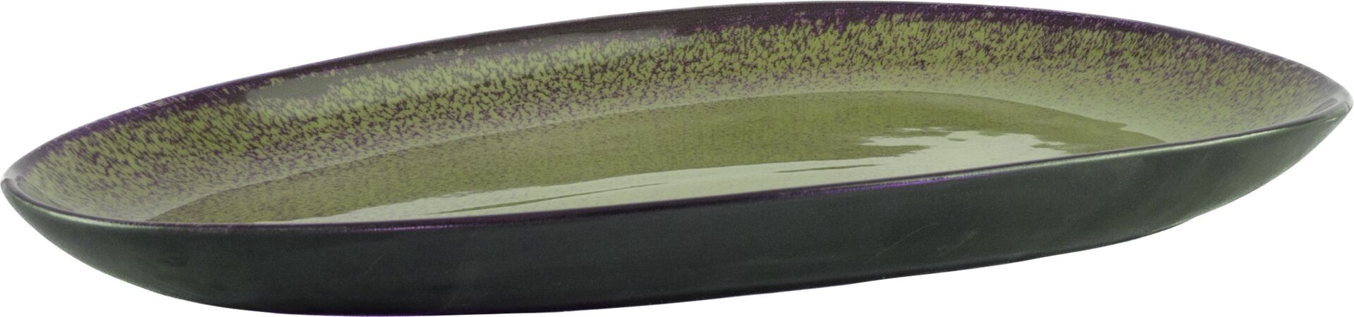 Porzellanserie "Spices" Green Pepper Pla tte oval 38,5x20,5 Spices Green Pepper