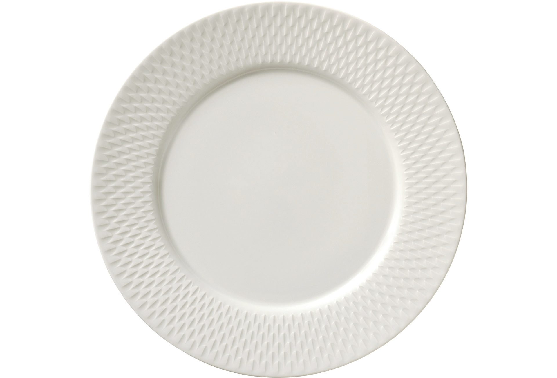 Teller flach rund Fahne Relief 285 mm