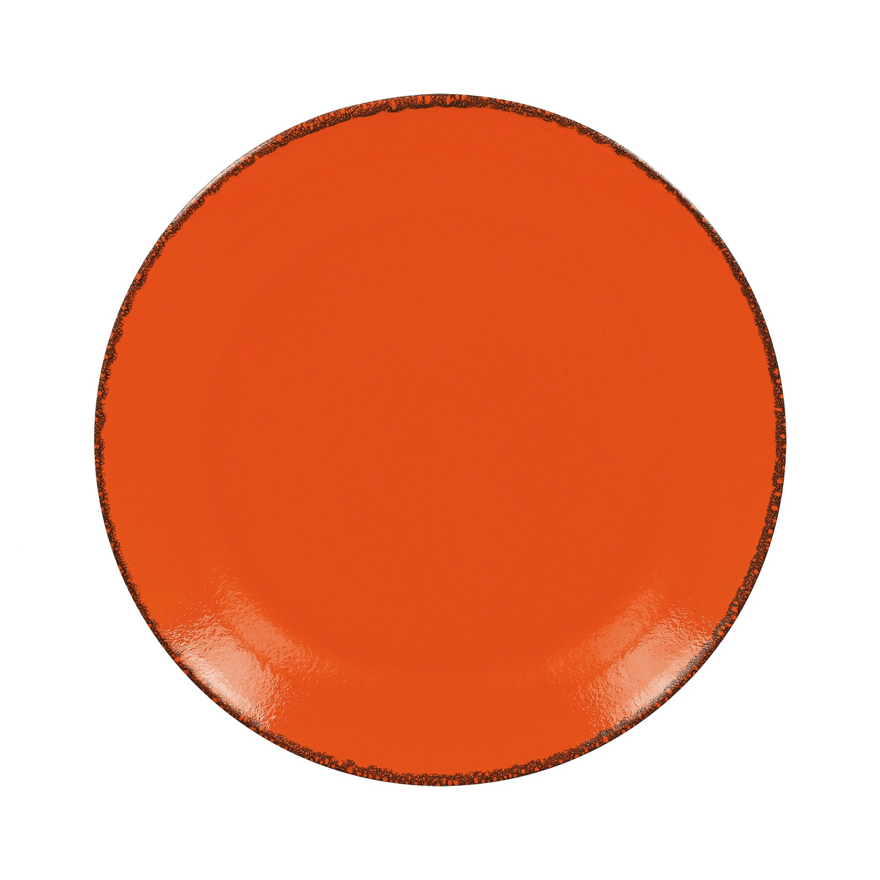 Coupteller flach 270 mm orange