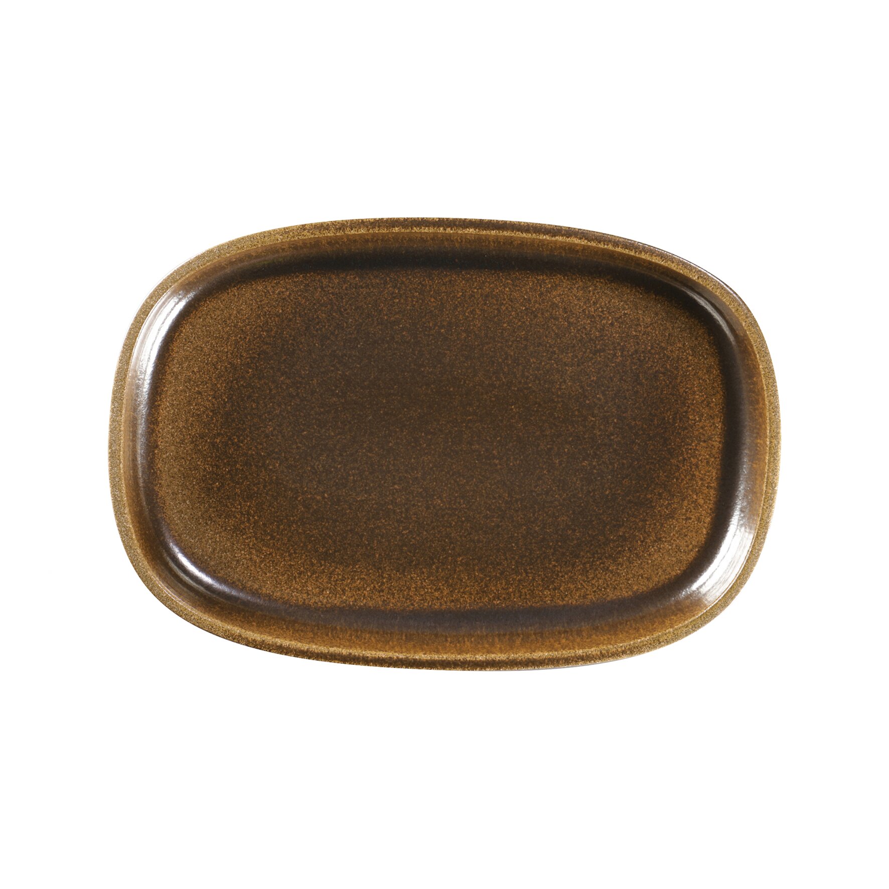 Platte oval tief 300 x 204 mm / 1,50 l rust brown Ease Rust Brown
