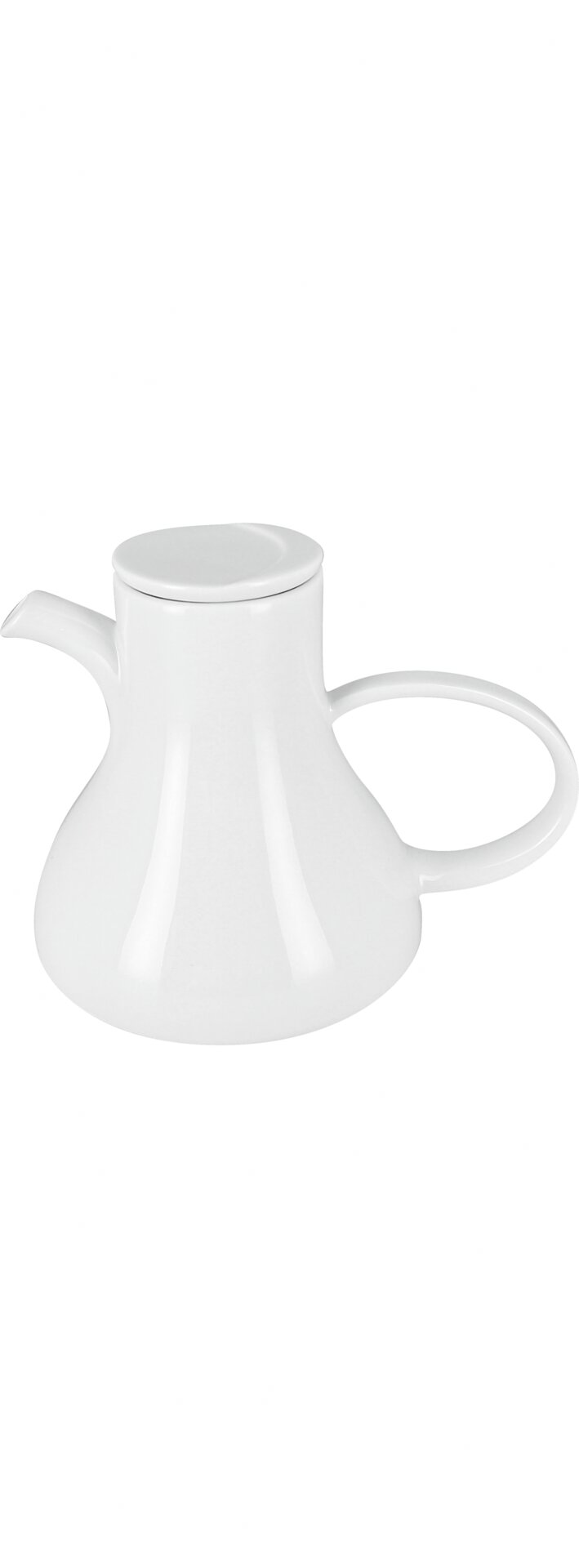 Teekanne mit Deckel 0,45 l plain-white Moon