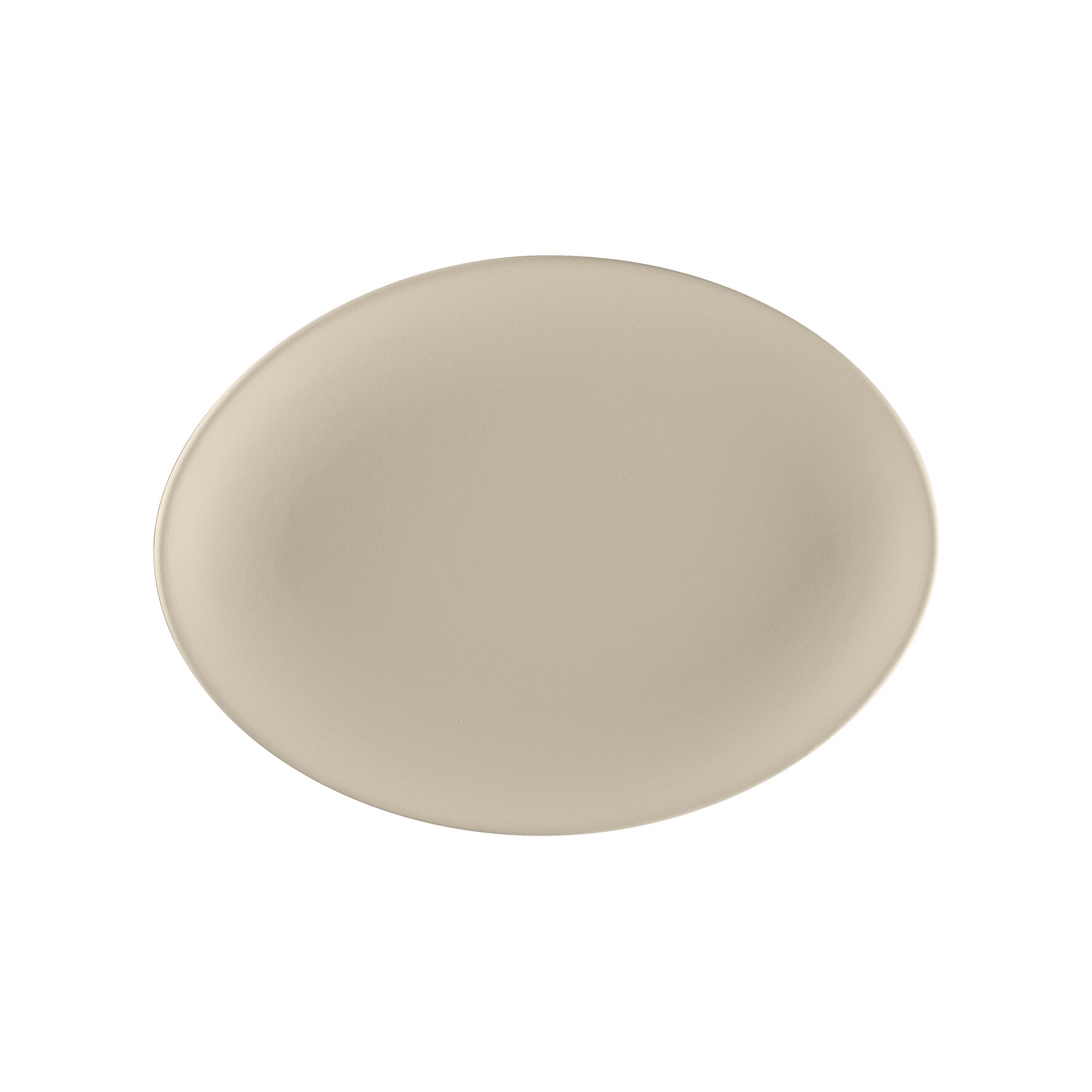 Platte oval 260 x 190 x 30 mm Argila Epura