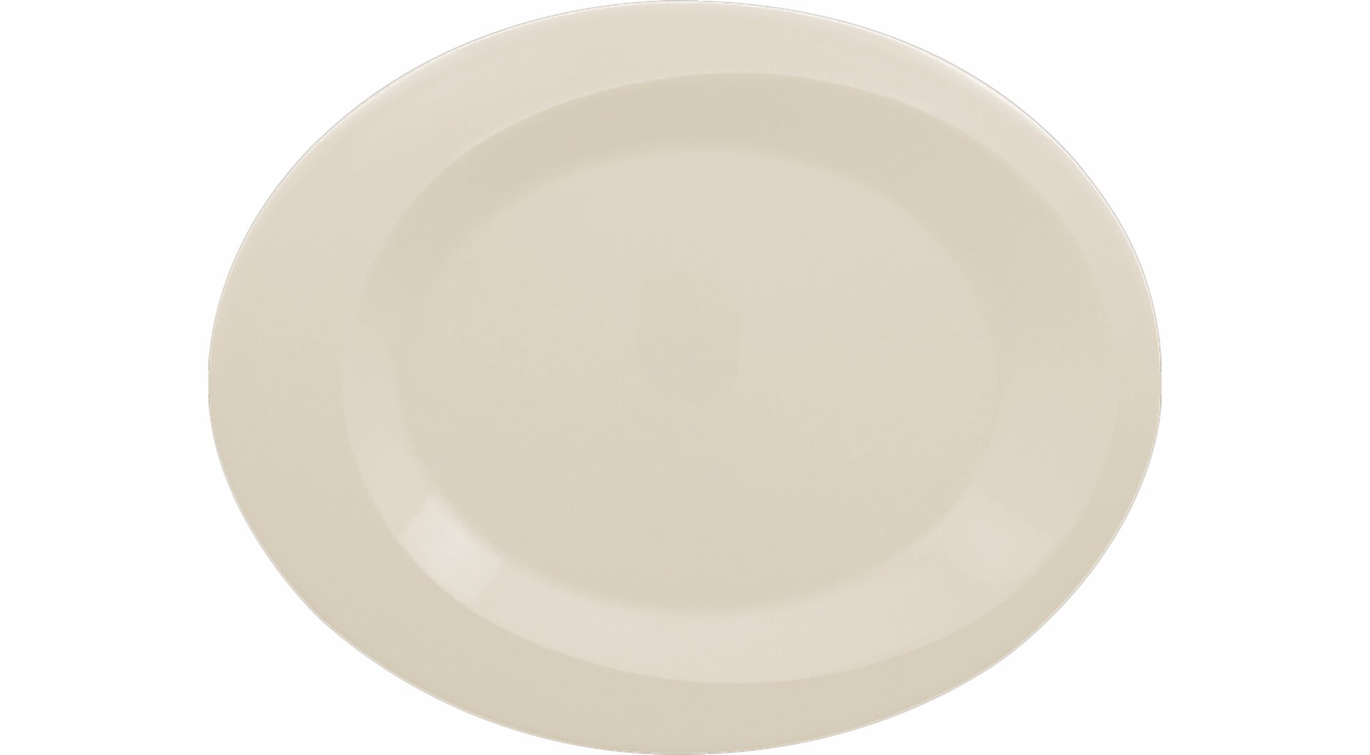 Teller oval 300 x 240 mm crème