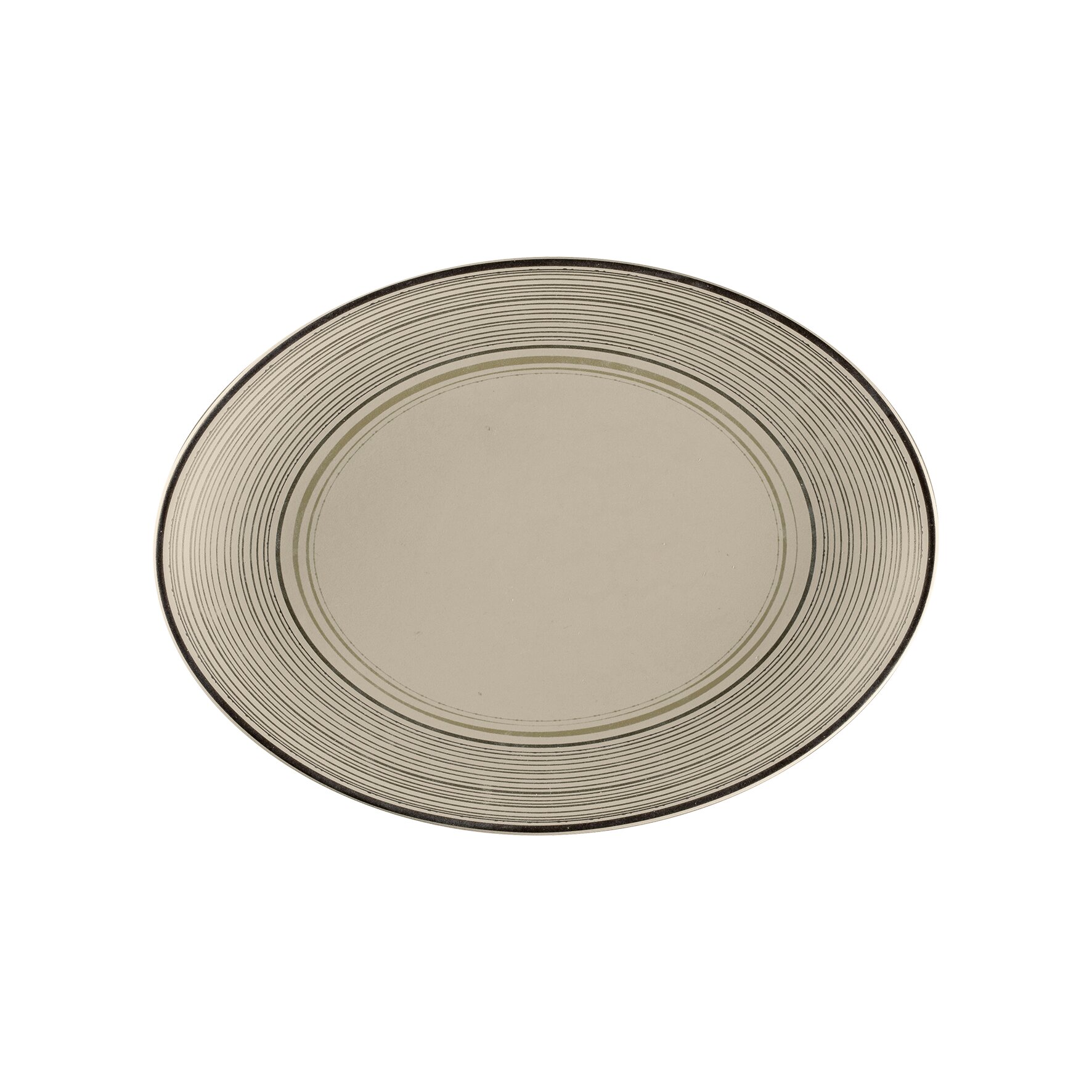 Platte oval 260 x 190 x 30 mm Argila Larissa