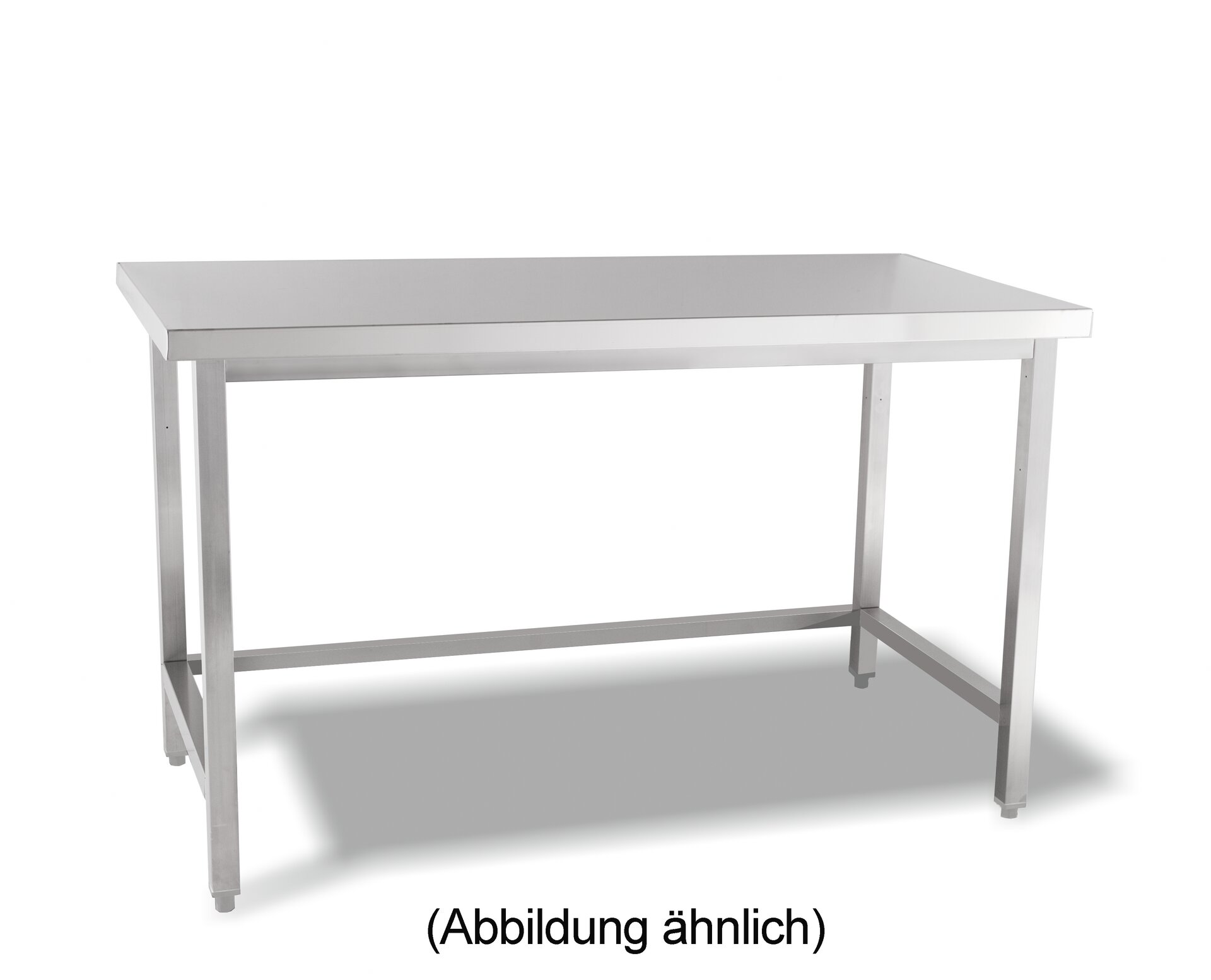 Arbeitstisch verschweißt o. Ablageboden ohne Aufkantung 1600 x 700 x 850 mm