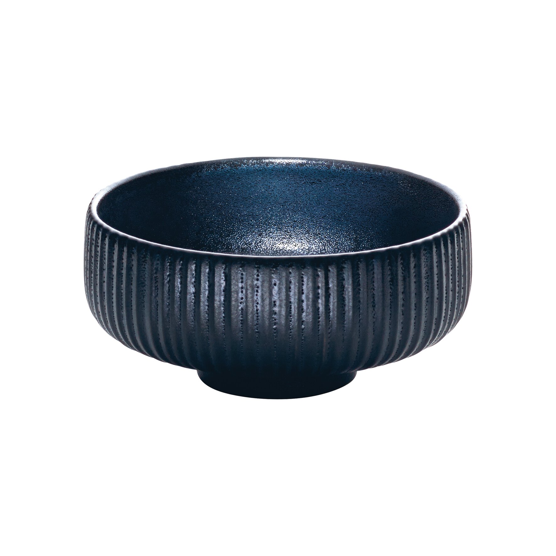 Bowl rund Relief 160 mm / 0,71 l schwarz Nara schwarz