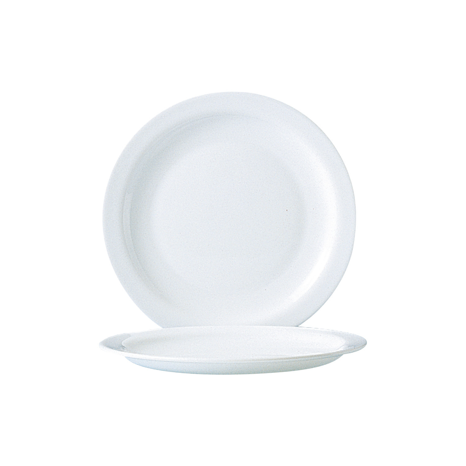 Dessertteller 190 mm uni weiß