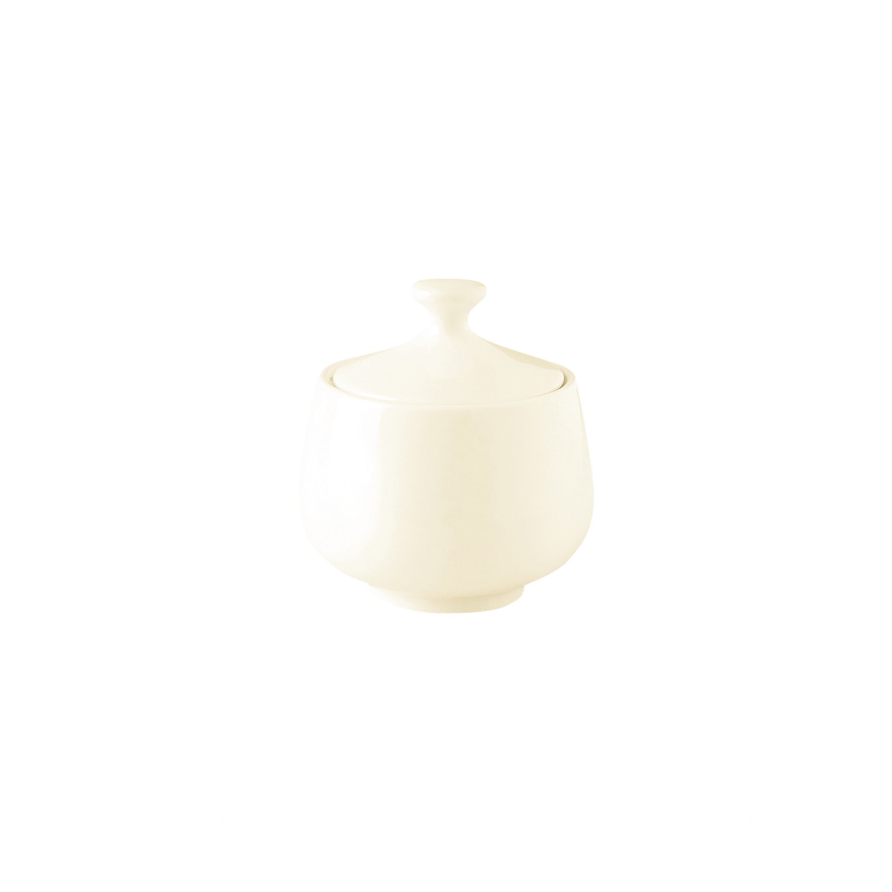 Zuckerdose komplett 80 mm / 0,25 l plain-white Nano