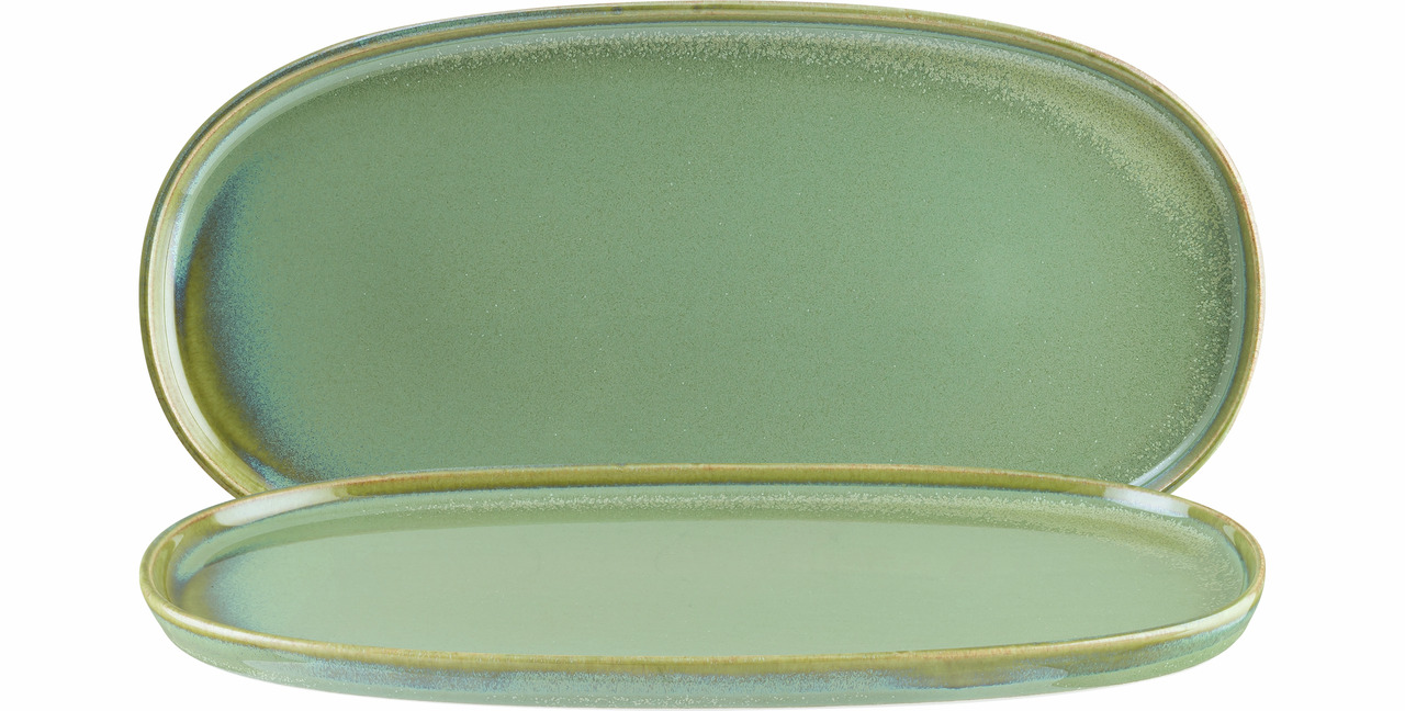 Platte oval Hygge 300 x 160 mm Sage