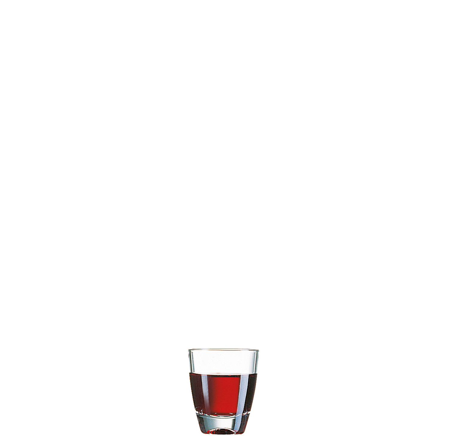 Schnapsglas "5" 48 mm / 0,05 l transparent