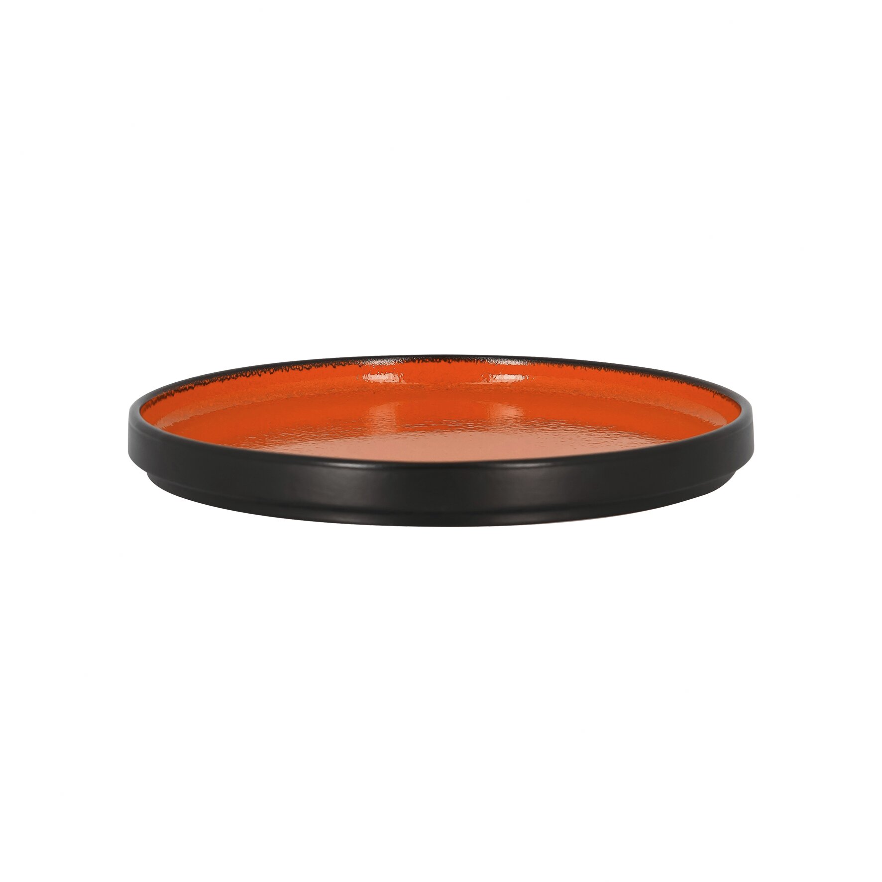 Teller flach ohne Rand 230 mm orange auch als Deckel für Teller tief FRNODP23