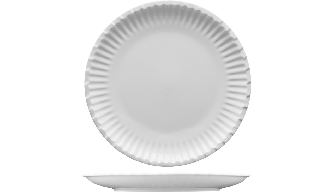 Food-Truck-Teller flach 202 mm weiß Specials