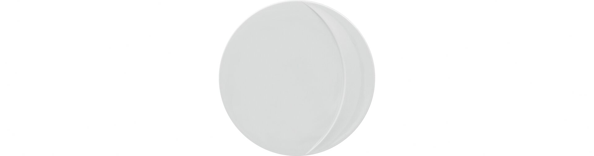 Teller flach 110 mm plain-white auch als Deckel für Reisschale MOCU23M Moon