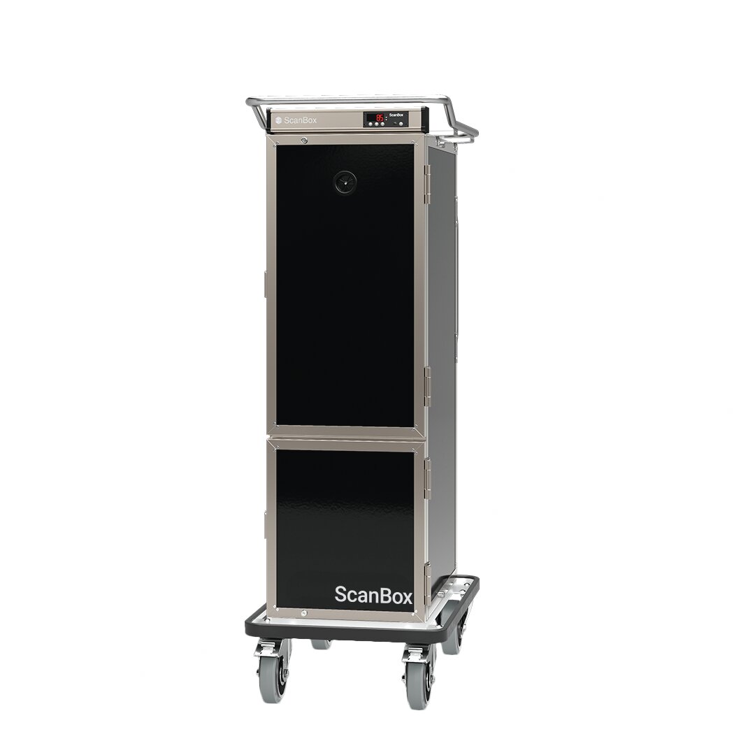 Speisentransportwagen 4 + 8 x GN 1/1-65 statisch beheizt