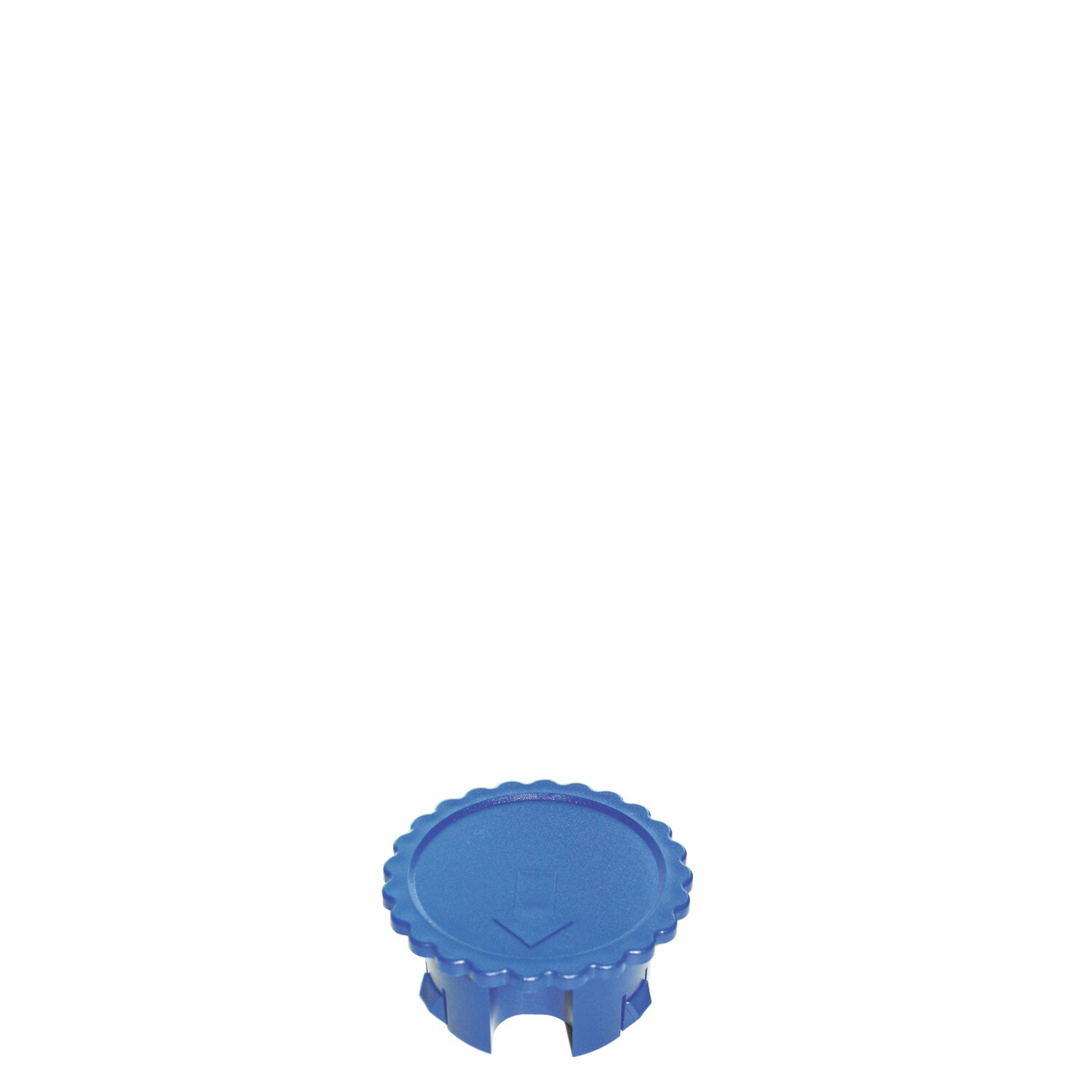 Deckel Euro PP 61 mm blau für Quadro Kühlschrankkrug