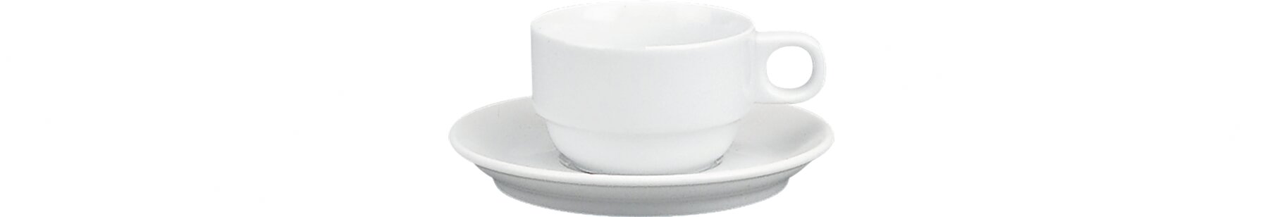 Tasse nieder stapelbar K/09 66 mm / 0,09 l Form 898 Form 898/598