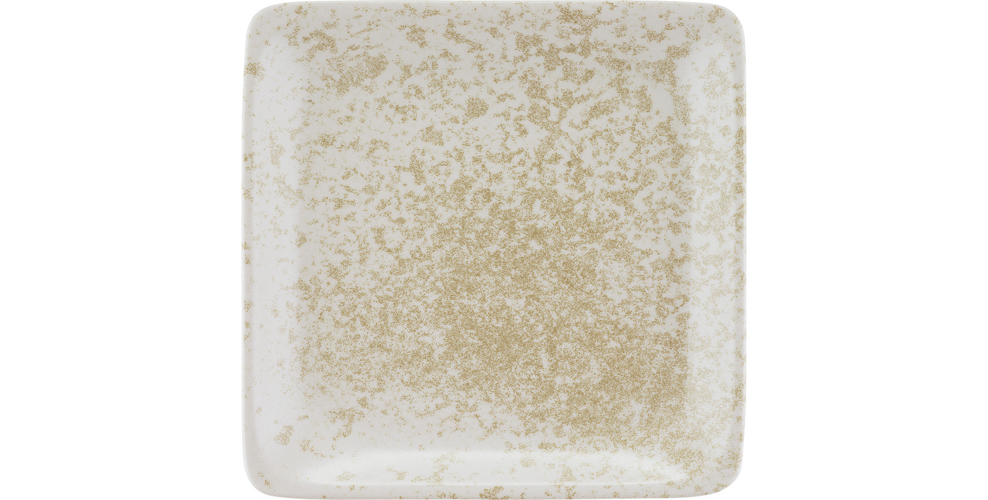 Teller flach quadratisch 215 x 215 mm beige