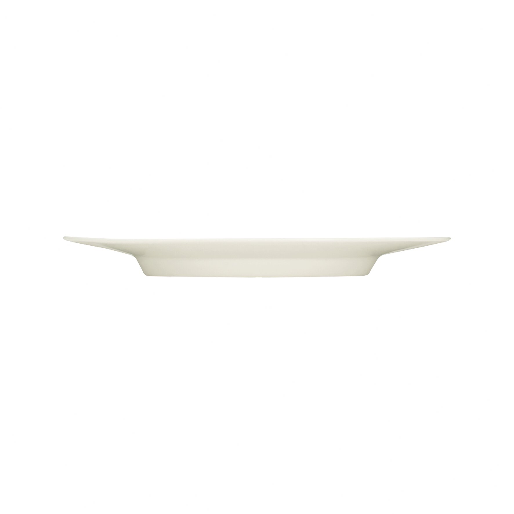 Platte oval mit Fahne 179 x 131 mm für 0,18 l Schale + 0,10 l Saucierer
