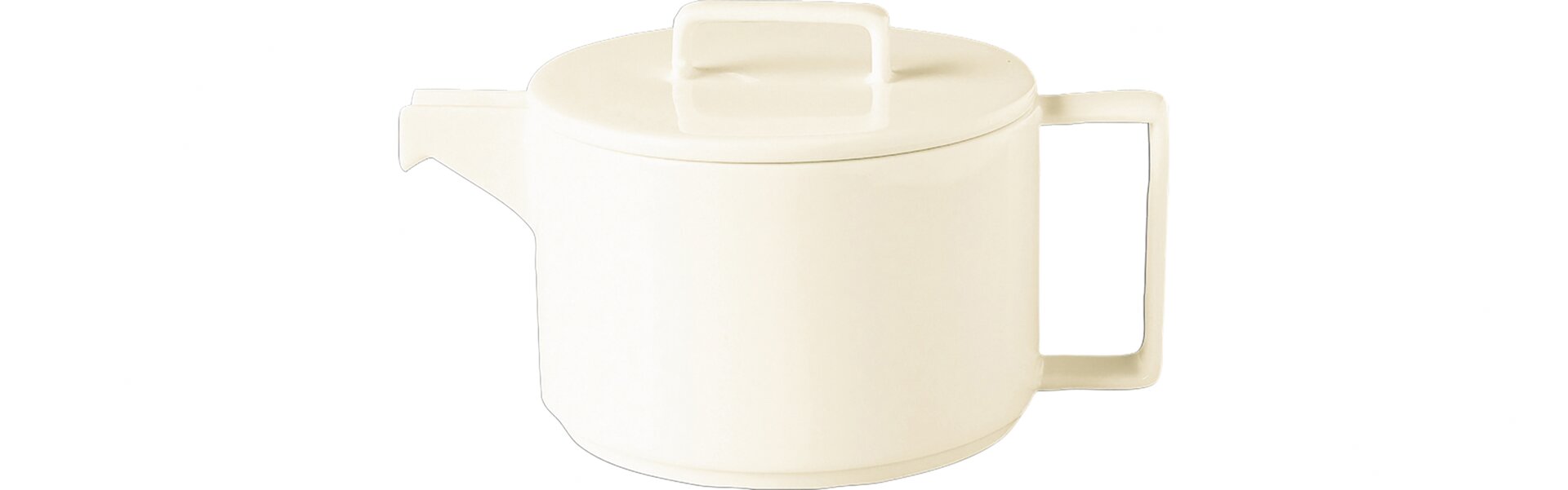 Teekanne mit Deckel 1,00 l creme