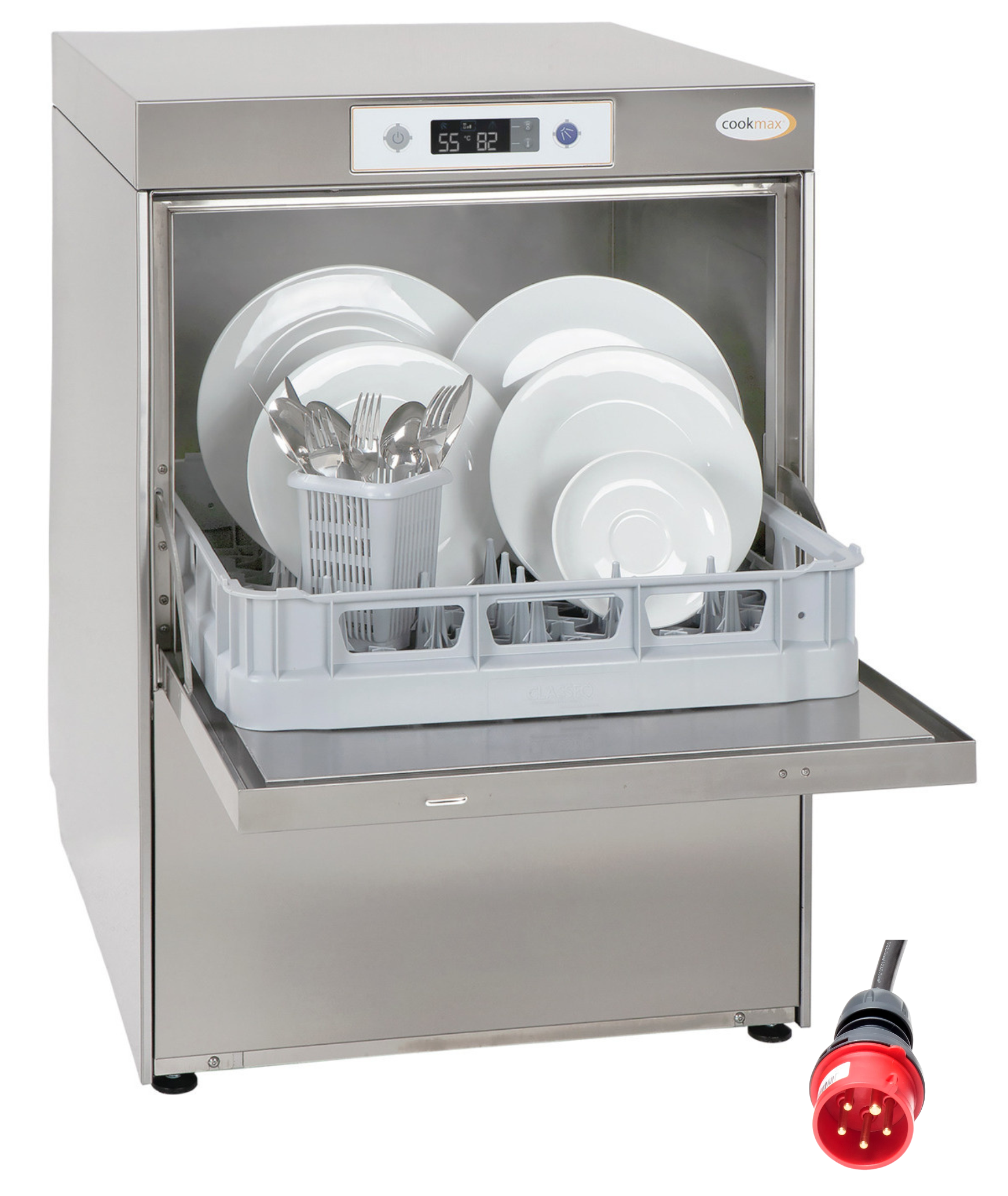 Gewerbe-Geschirrspülmaschine silver