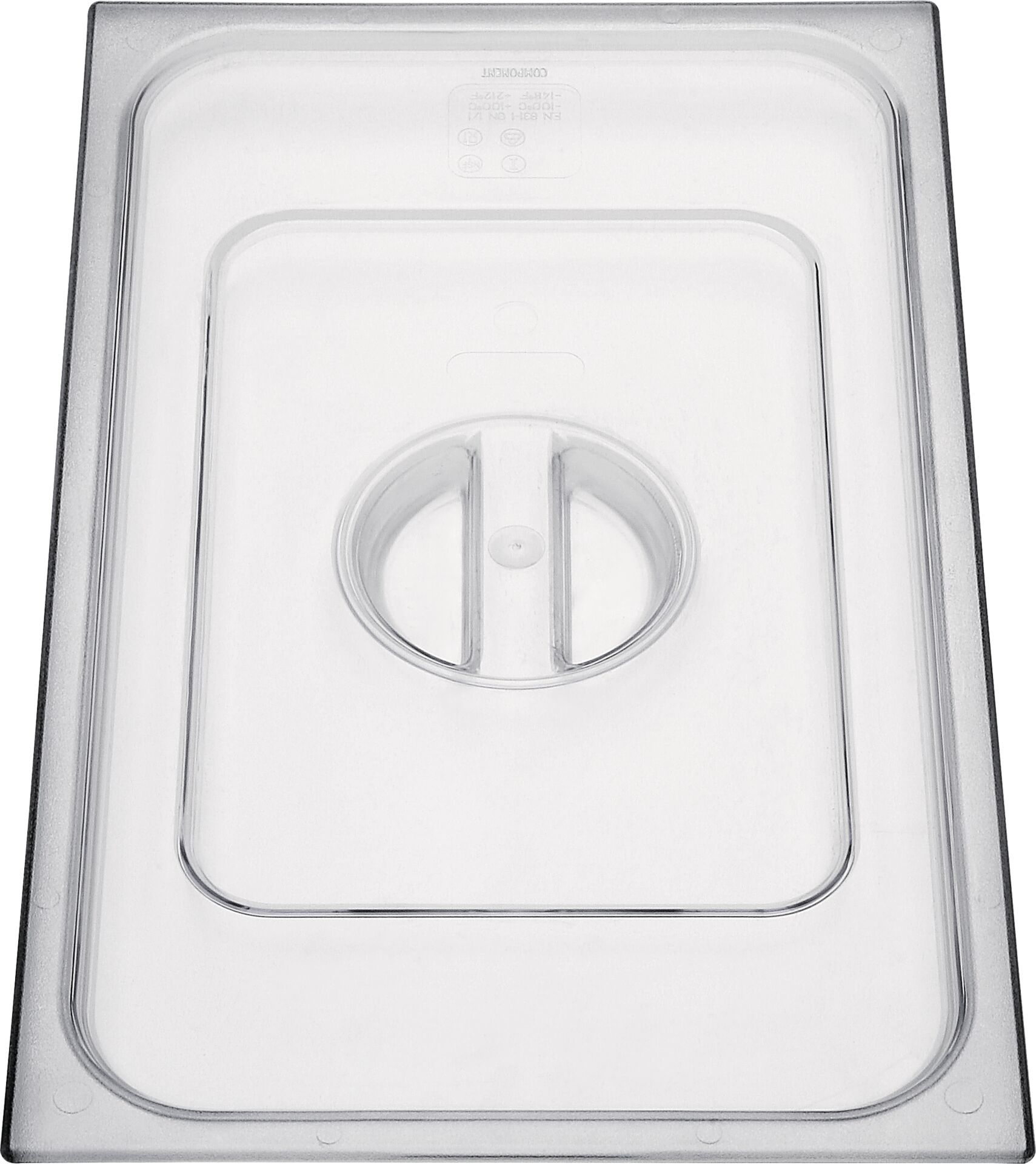 GN-Deckel 1/2 ohne Löffelausschnitt Polycarbonat
