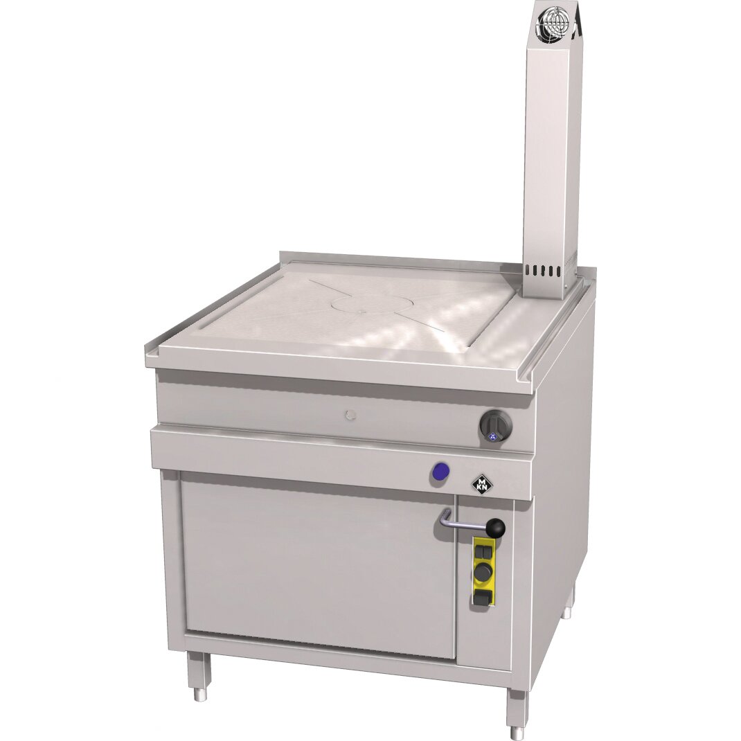 Gas-Glühplattenherd mit Gasbackofen GN 2/1 / Optima 850