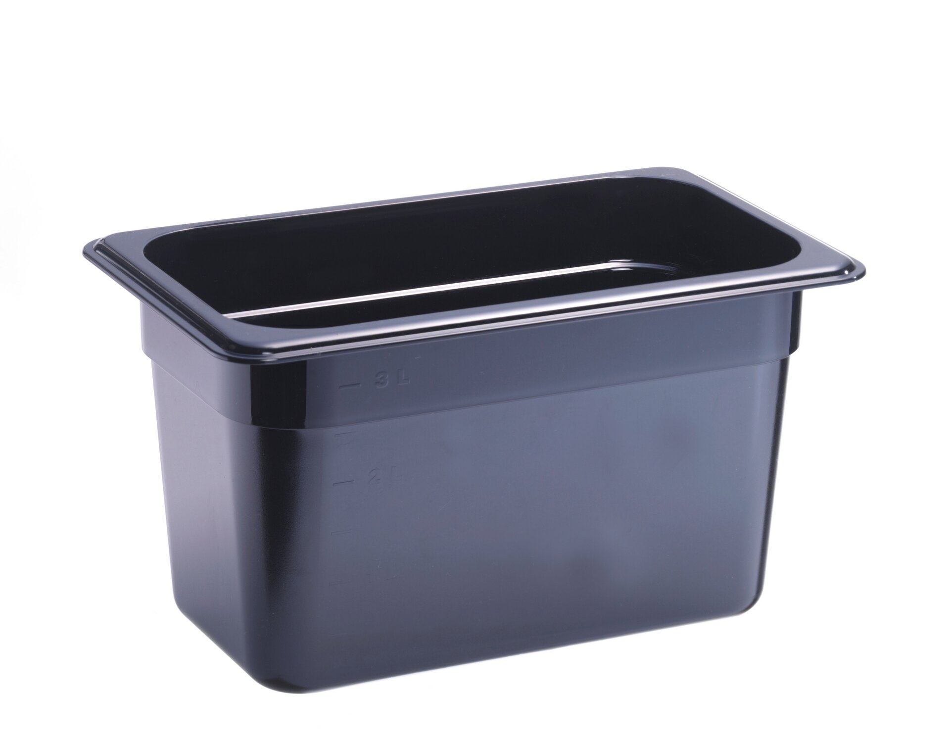 GN-Behälter GN 1/4 265 x 162 x 150 mm Polycarbonat schwarz