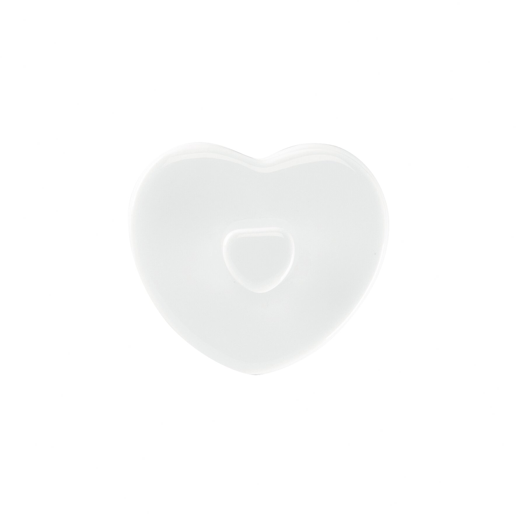 Deckel für Zuckerdose 80 x 73 mm weiß Cliché