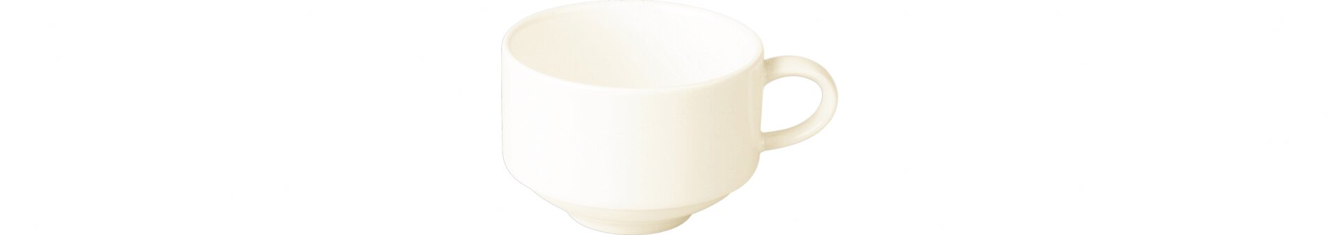 Tasse stapelbar 85 mm / 0,18 l crème