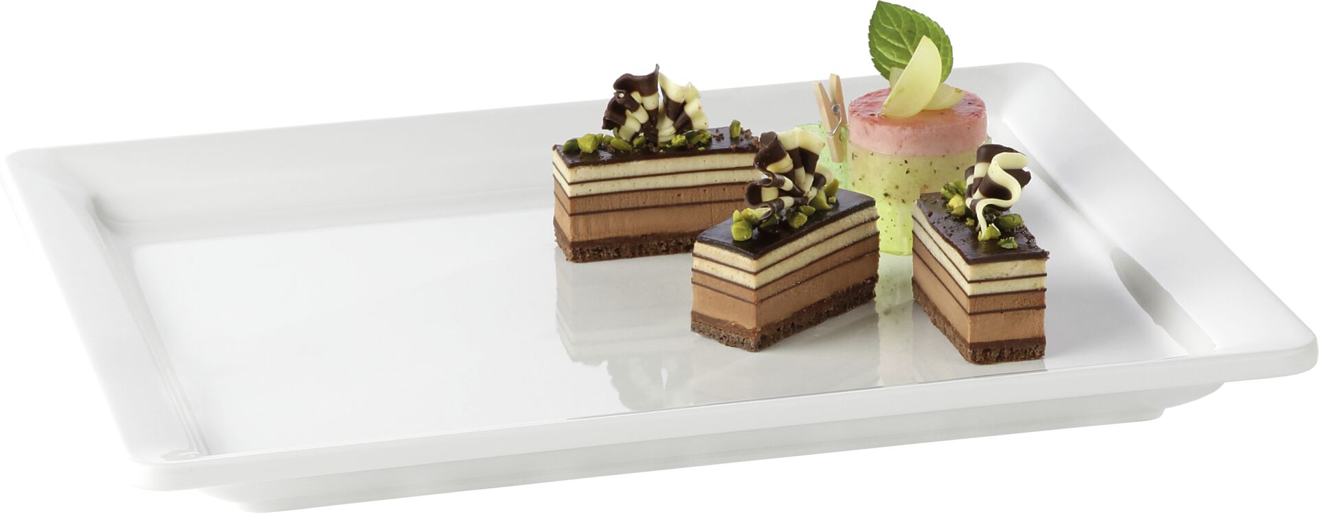 Tablett "Pure" GN Melamin 30 mm tief