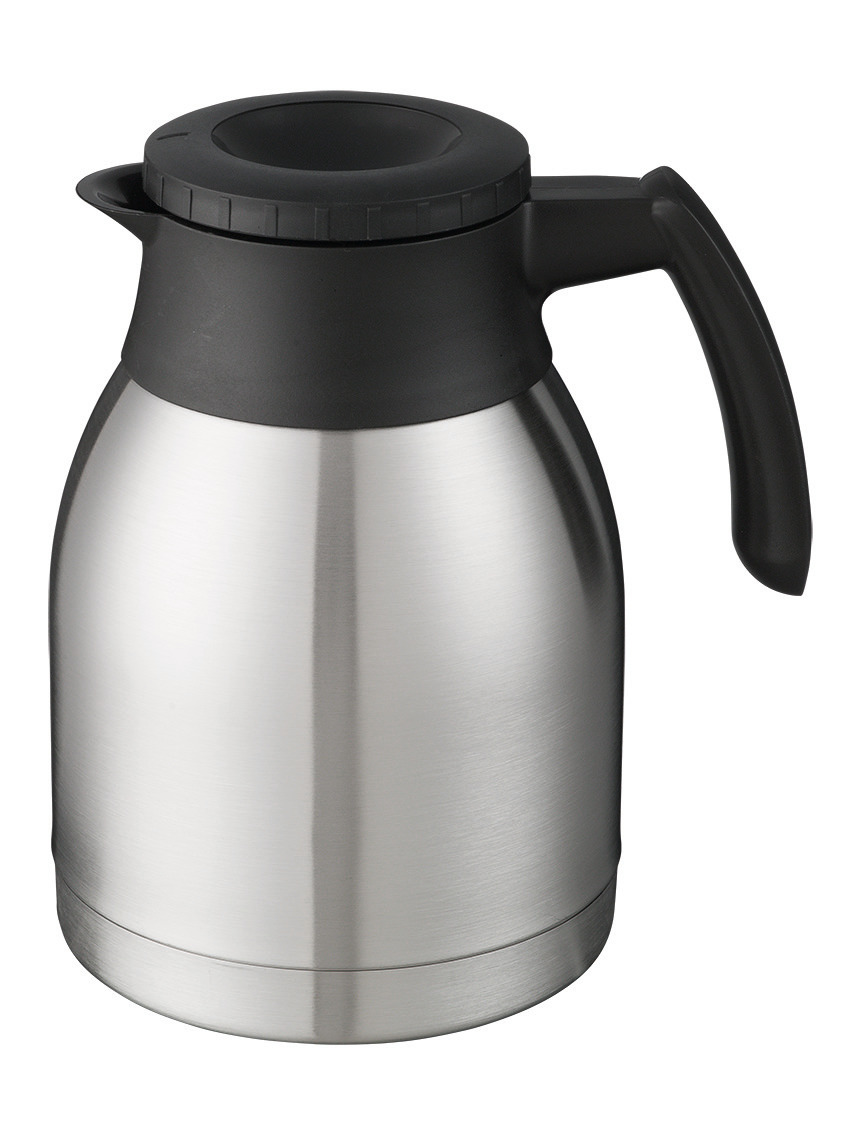 Isolierkanne 1,50 l mit Drehdeckel schwarz