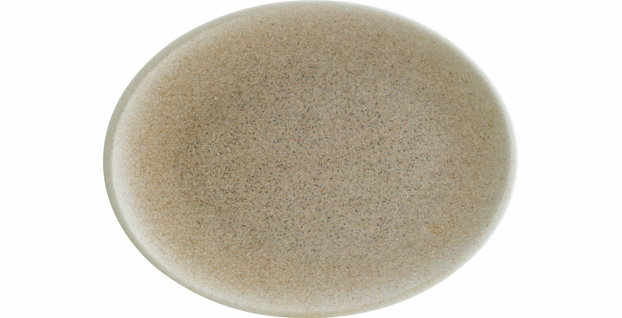 Platte oval Moove 250 x 190 mm Luca Salmon