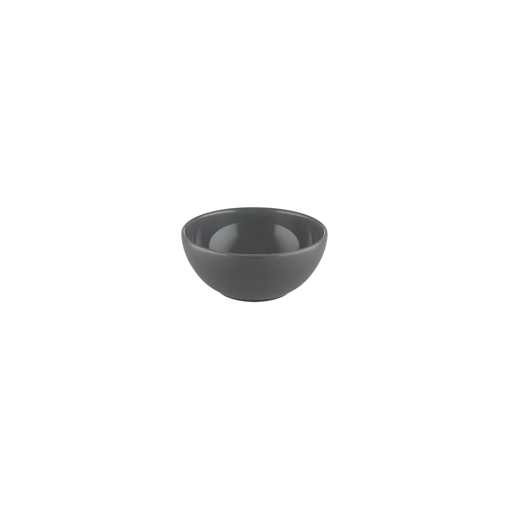 Schale rund 121 mm / 0,36 l black uni