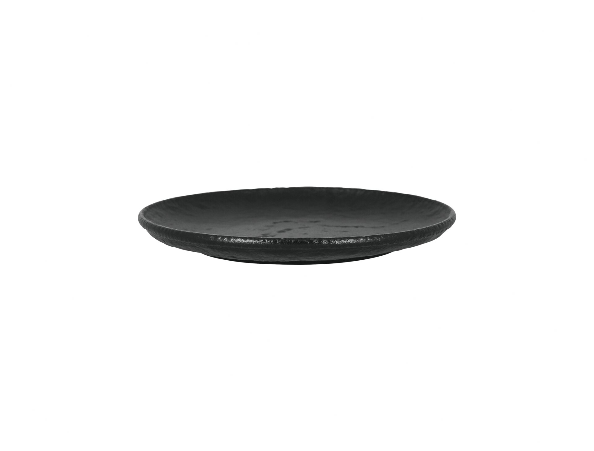 Coupteller flach rund 280 mm schwarz