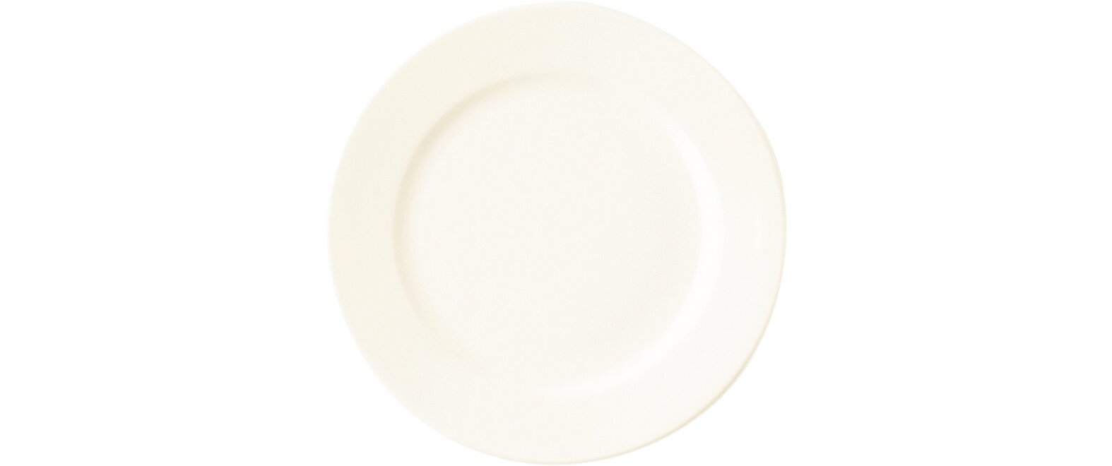 Teller flach 190 mm creme Banquet