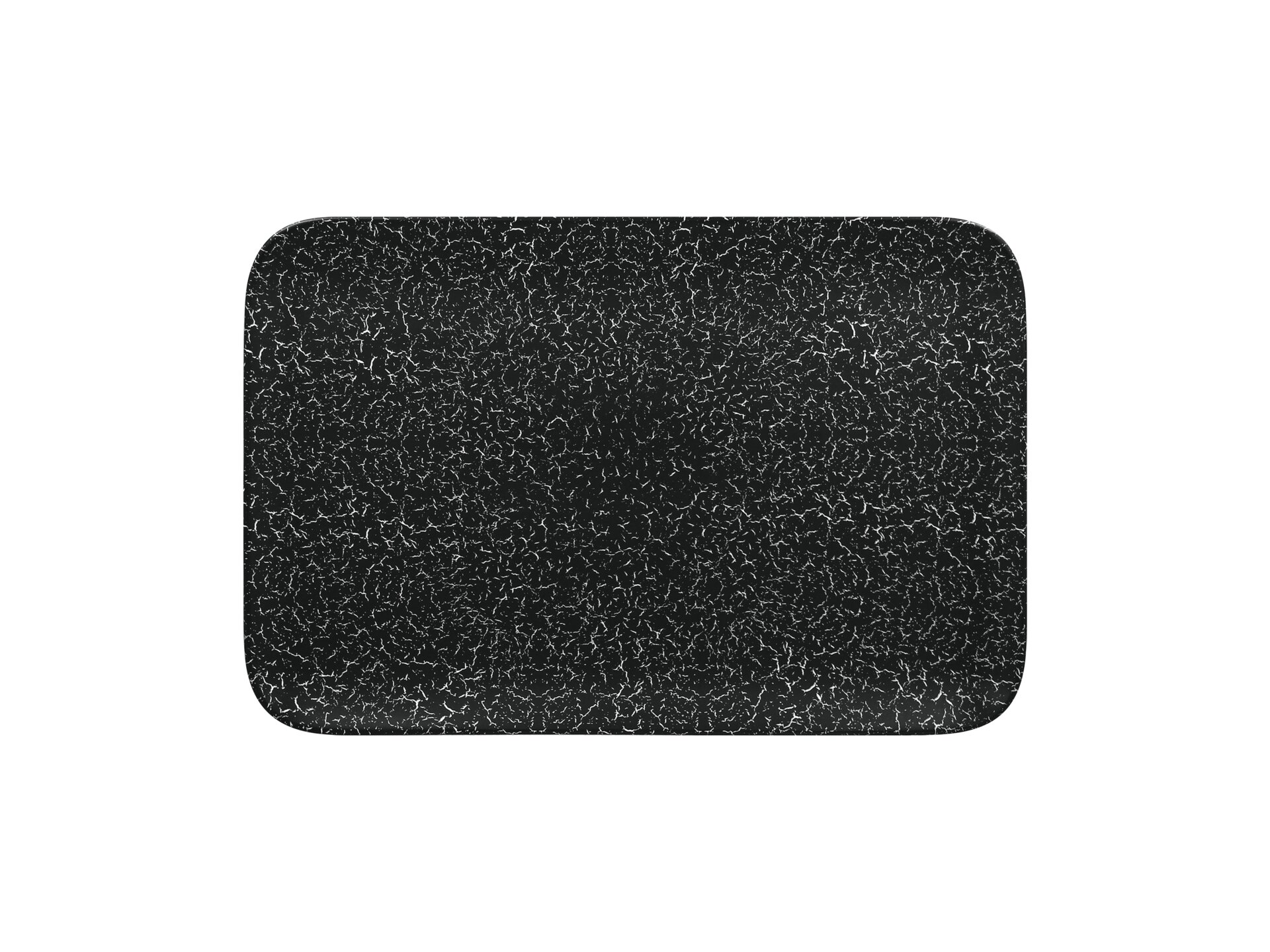 Platte rechteckig 330 x 220 mm schwarz