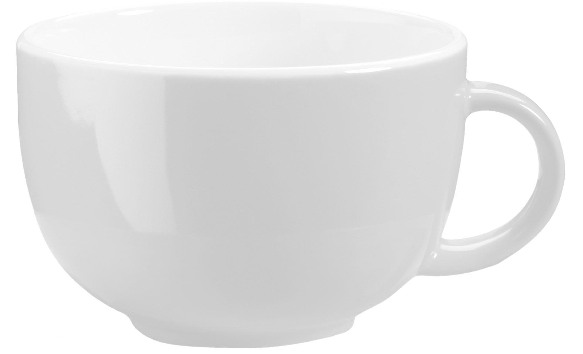 Jumbotasse "Barista" weiß