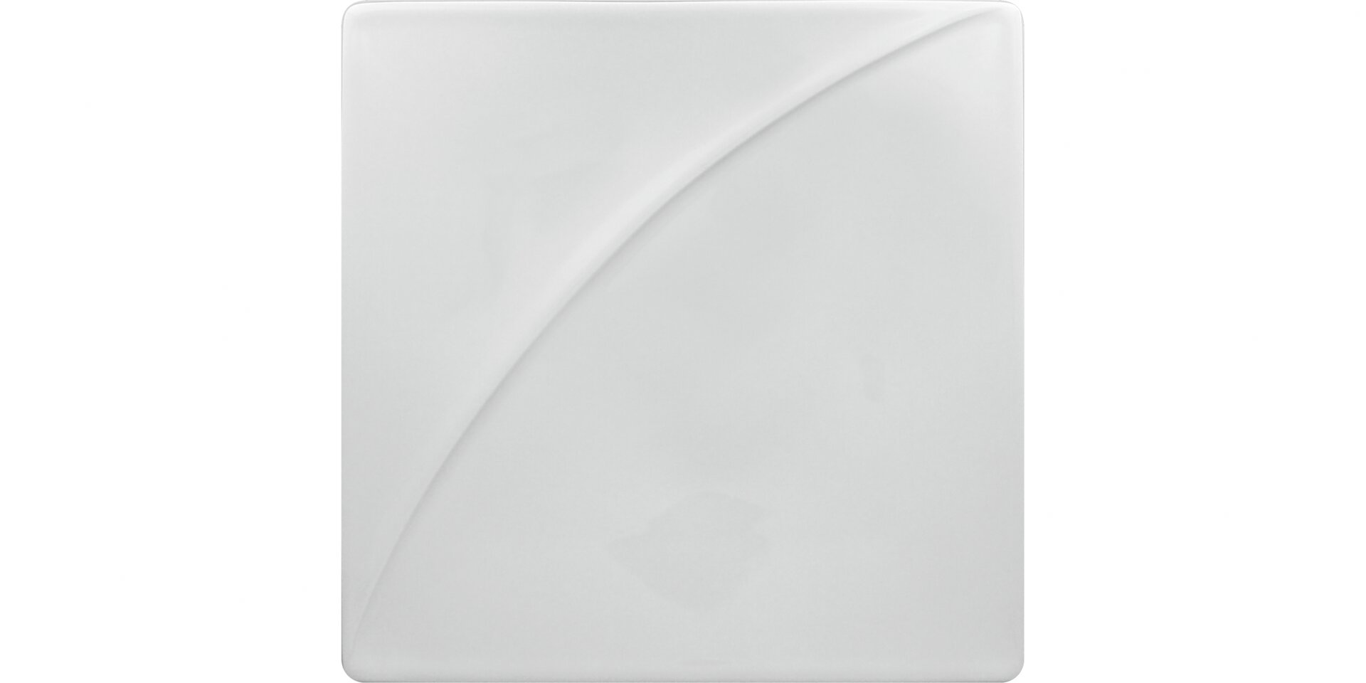 Teller quadratisch 210 x 210 mm plain-white