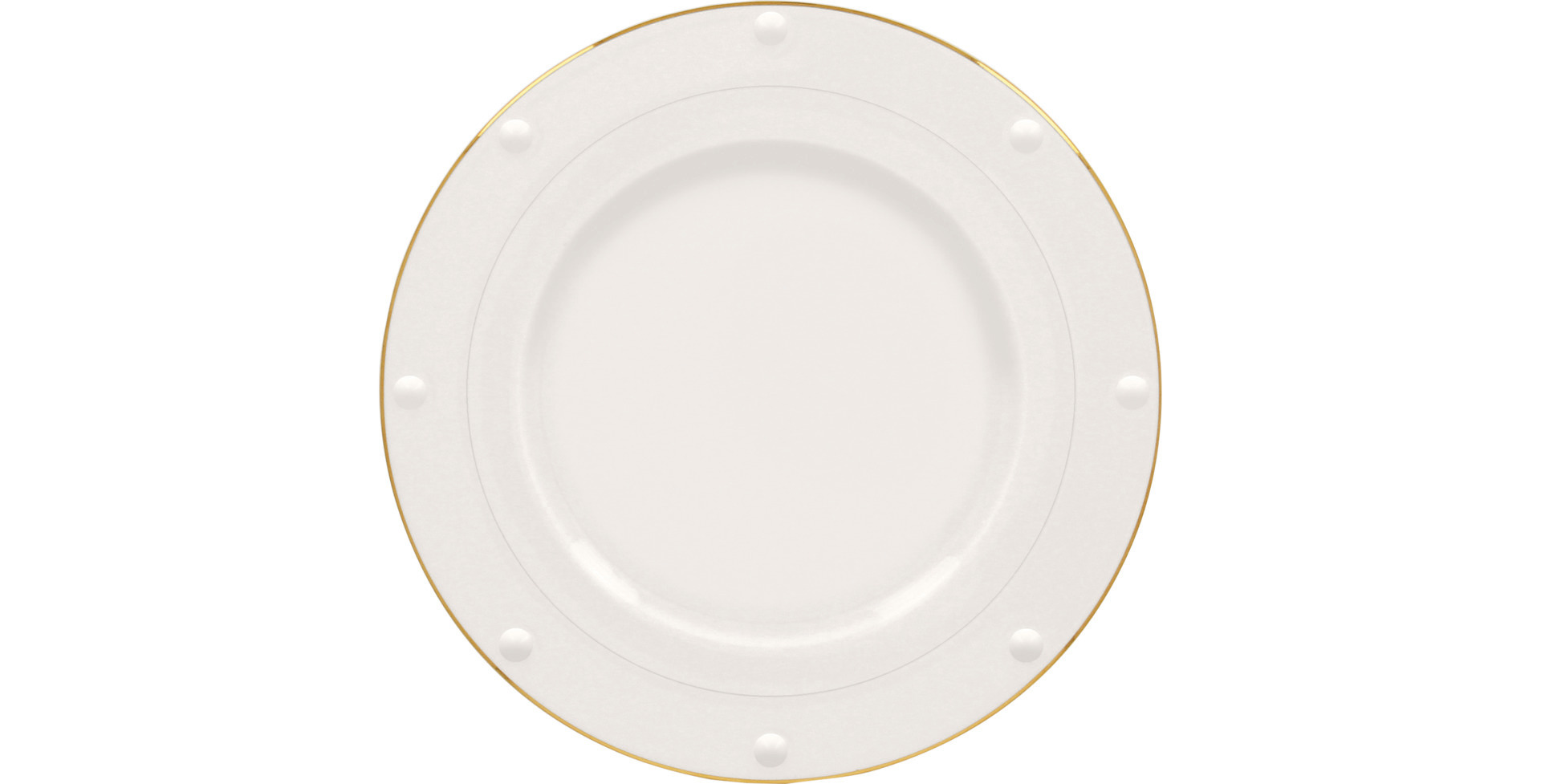 Teller rund Queen 220 mm crème Pure Ultra