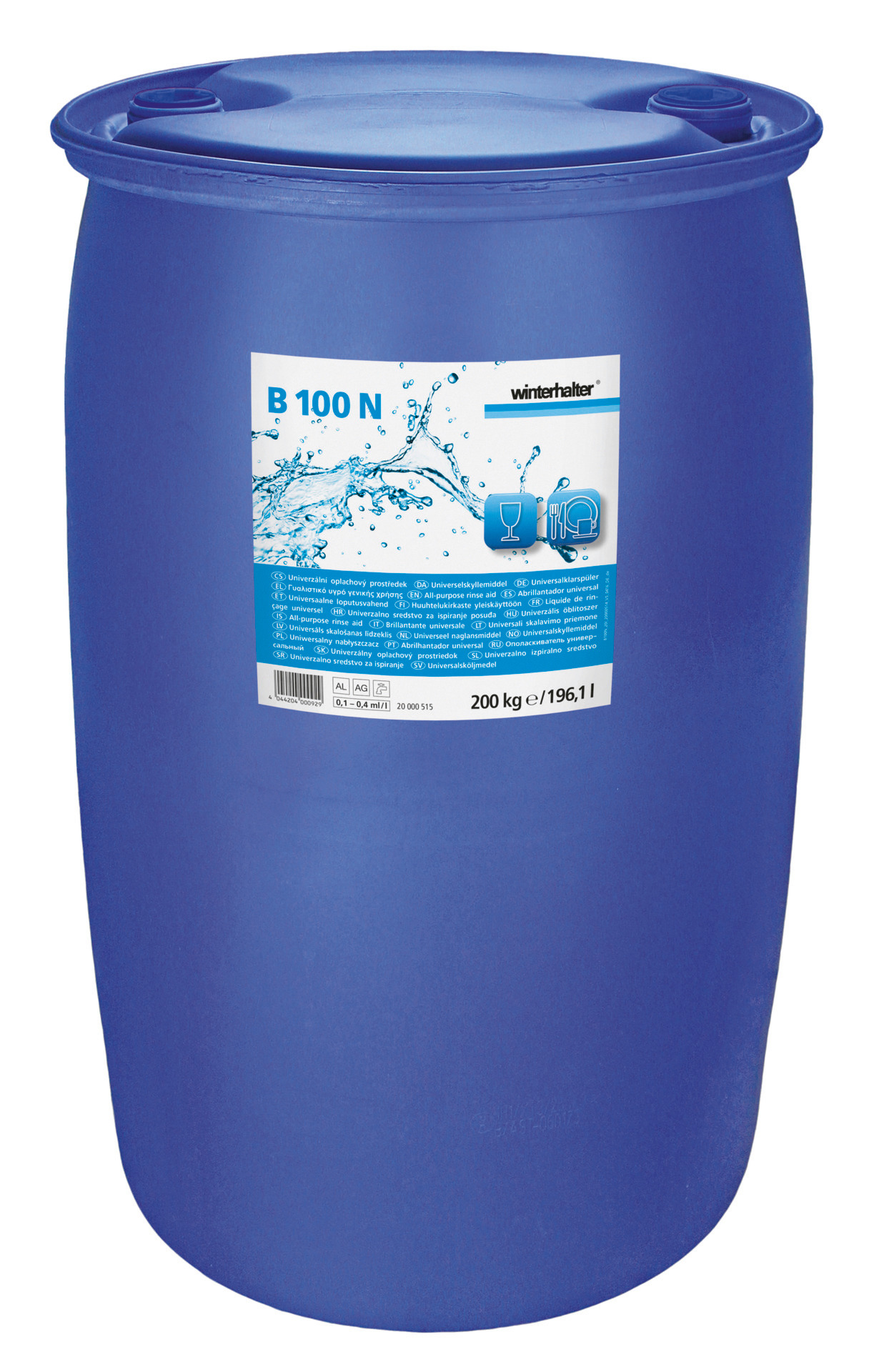 Universalklarspüler B 100 N / 200,00 kg Fass