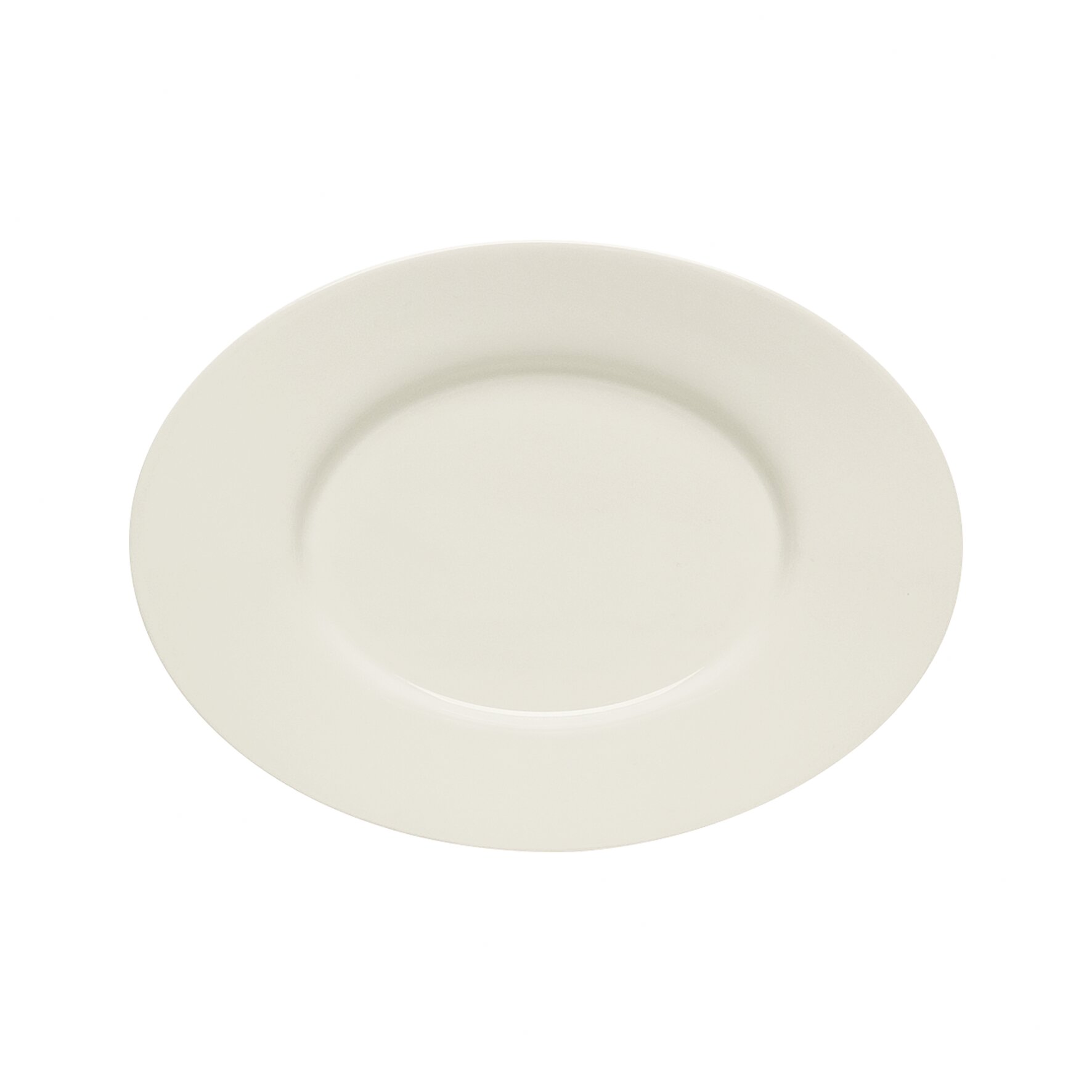 Platte oval mit Fahne 179 x 131 mm für 0,18 l Schale + 0,10 l Saucierer