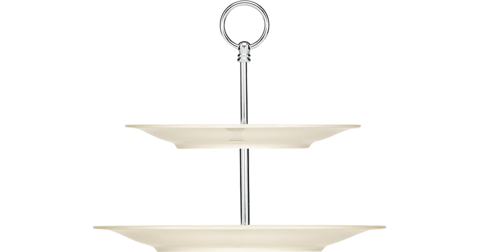 Etagere + Teller flach 2-fach  258 x 258 x 205 mm