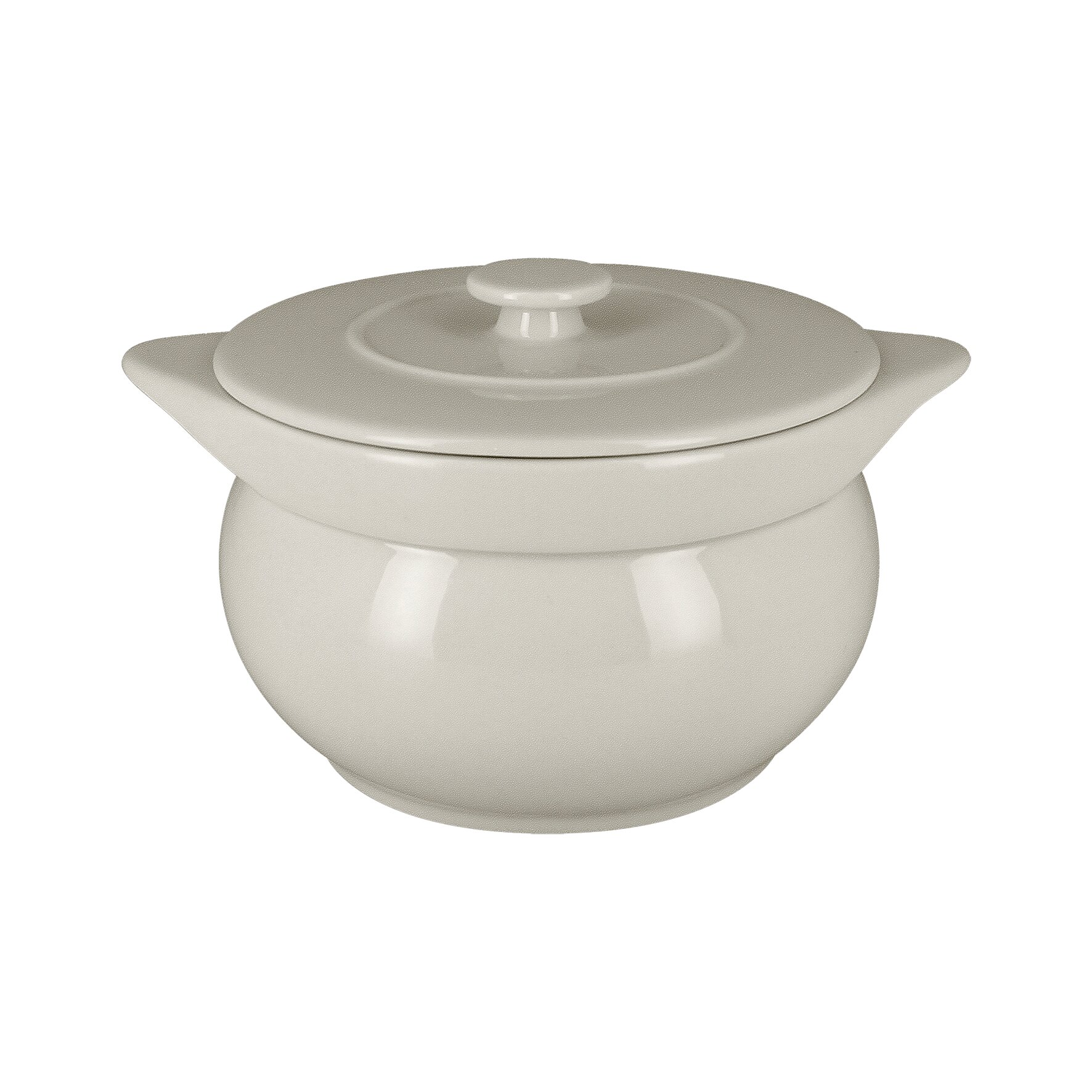 Suppenterrine rund + Deckel 150 mm / 1,15 l sand Chef´s Fusion