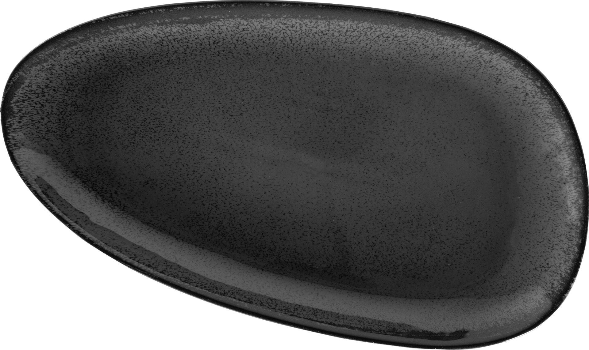Porzellanserie "Spices" Black Pepper Pla tte oval 38,5x20,5 Spices Black Pepper