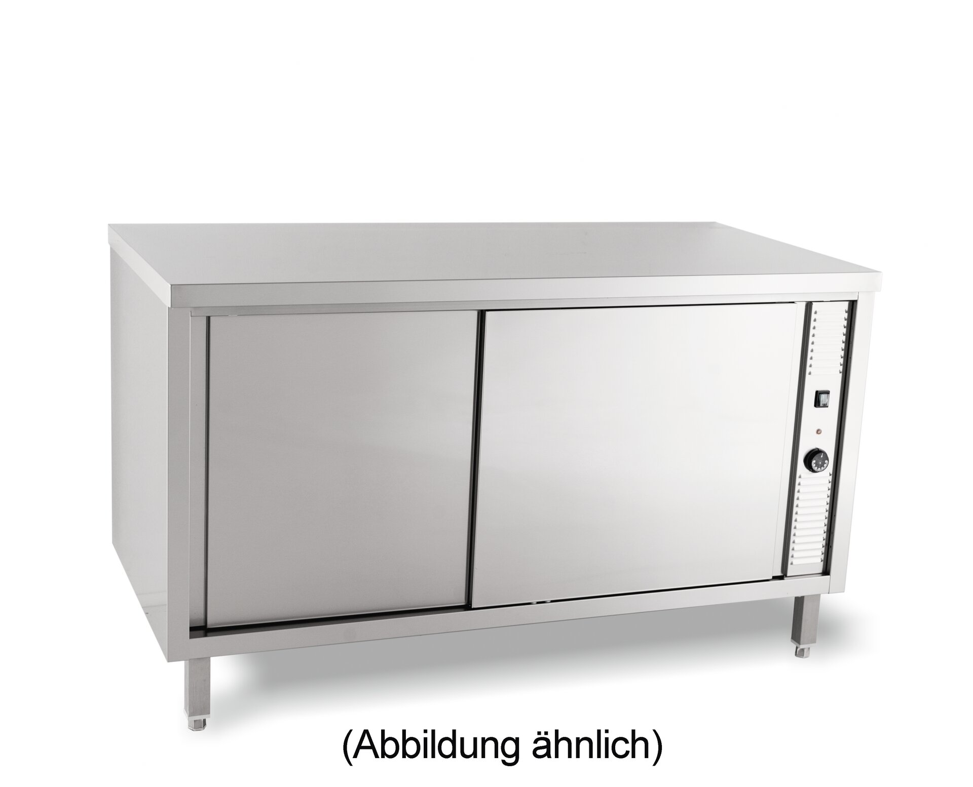 Wärmeschrank mit Flügeltüren ohne Aufkantung 1200 x 700 x 850 mm